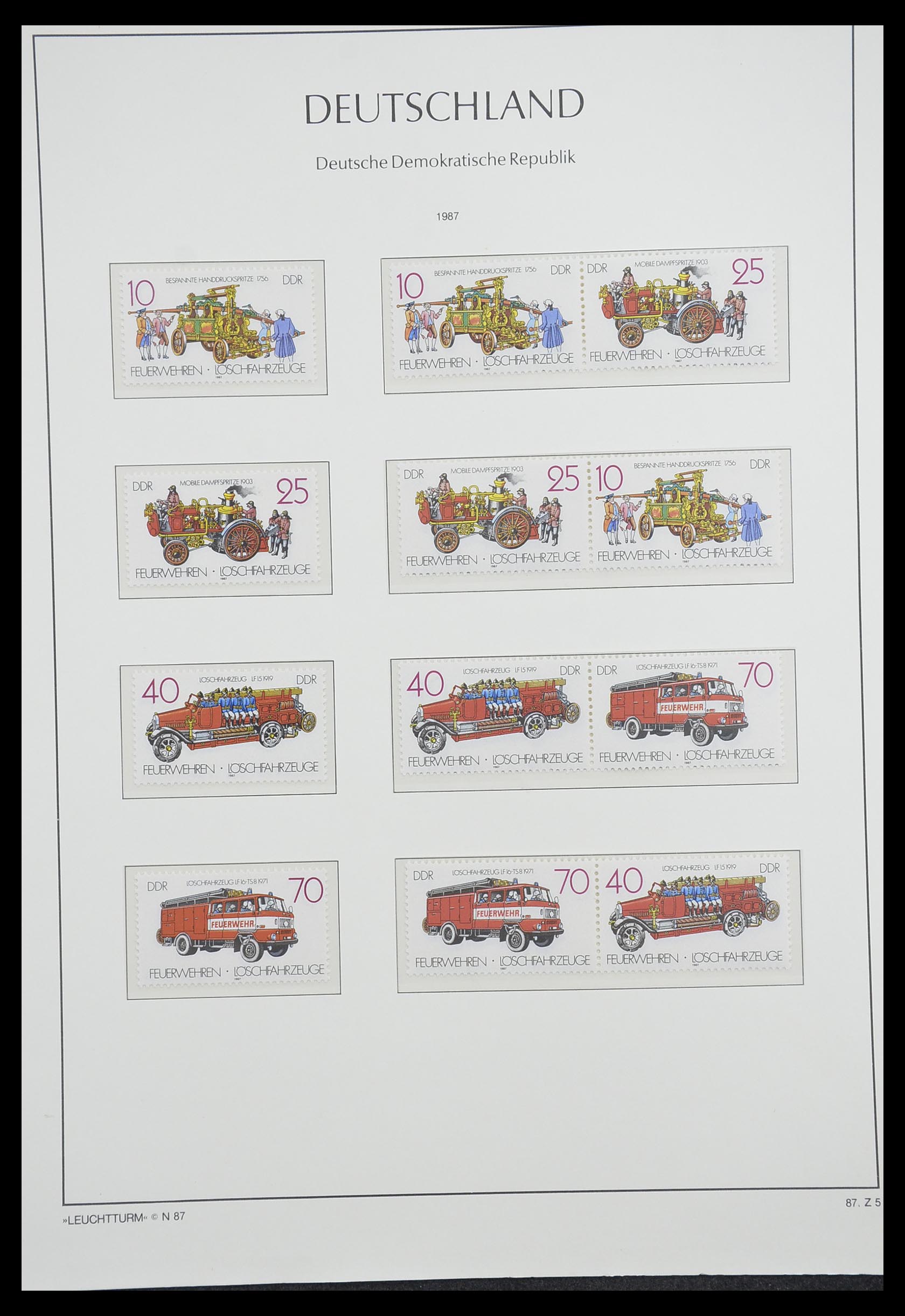 33271 156 - Postzegelverzameling 33271 DDR combinaties 1955-1990.