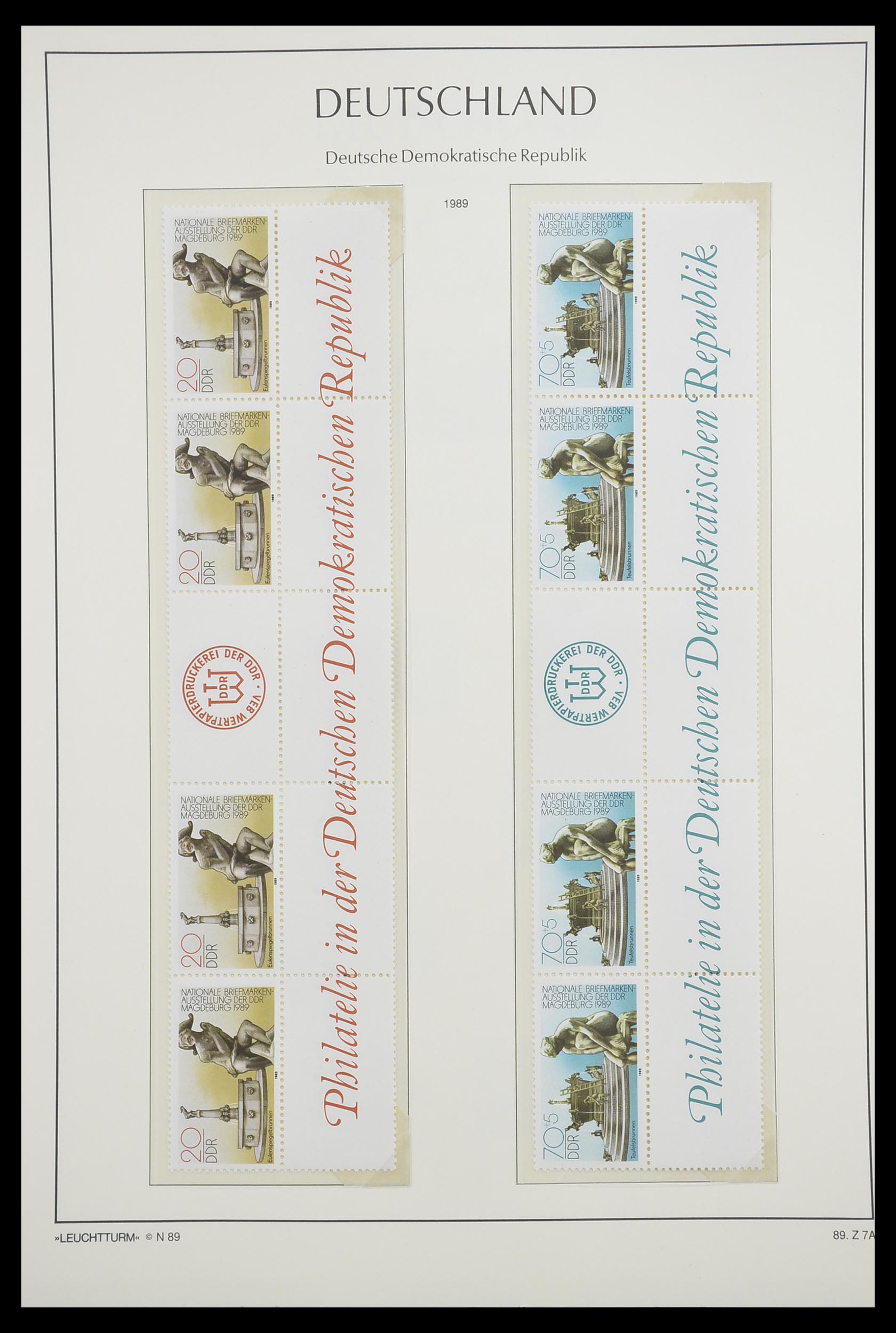 33271 185 - Postzegelverzameling 33271 DDR combinaties 1955-1990.