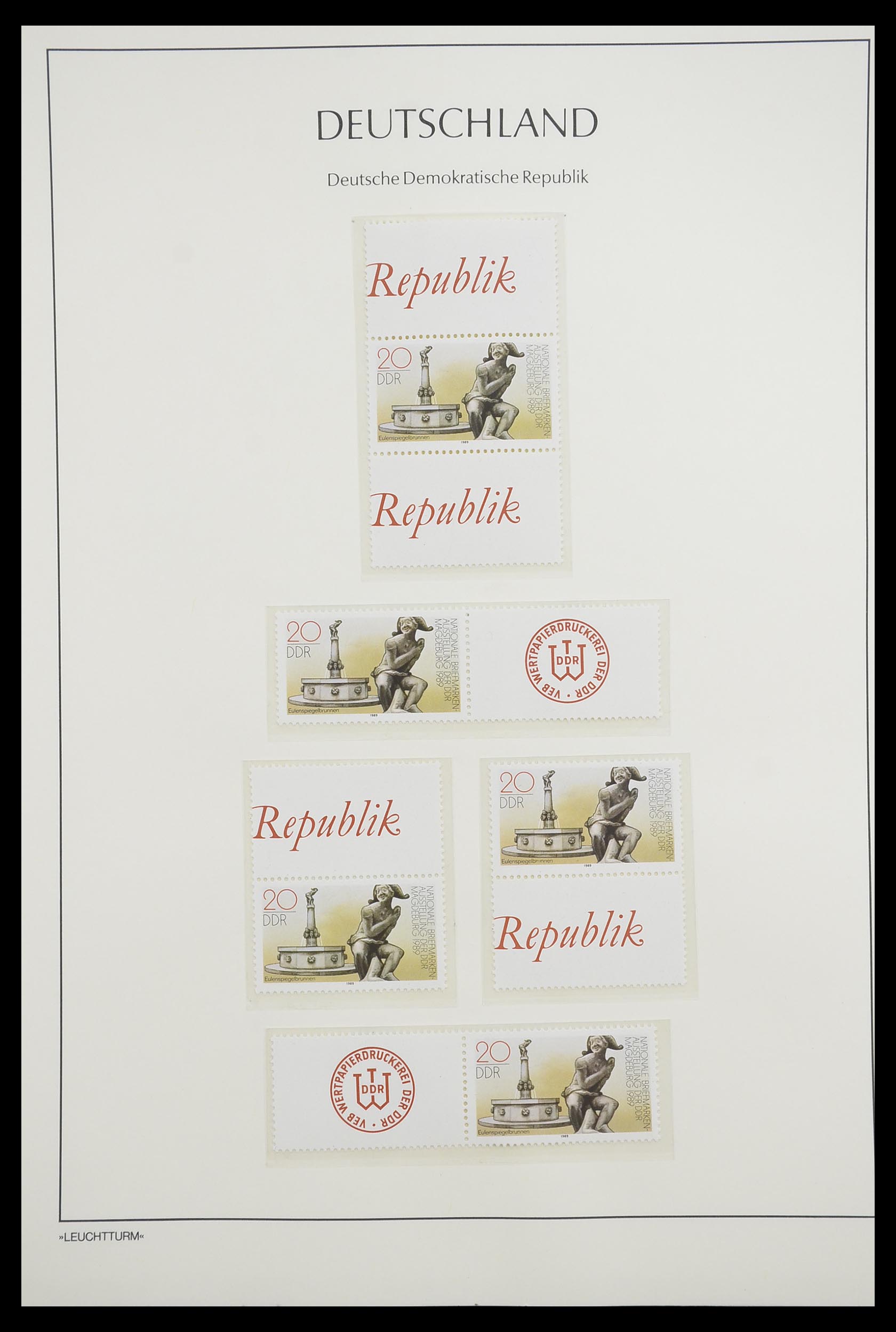 33271 186 - Postzegelverzameling 33271 DDR combinaties 1955-1990.