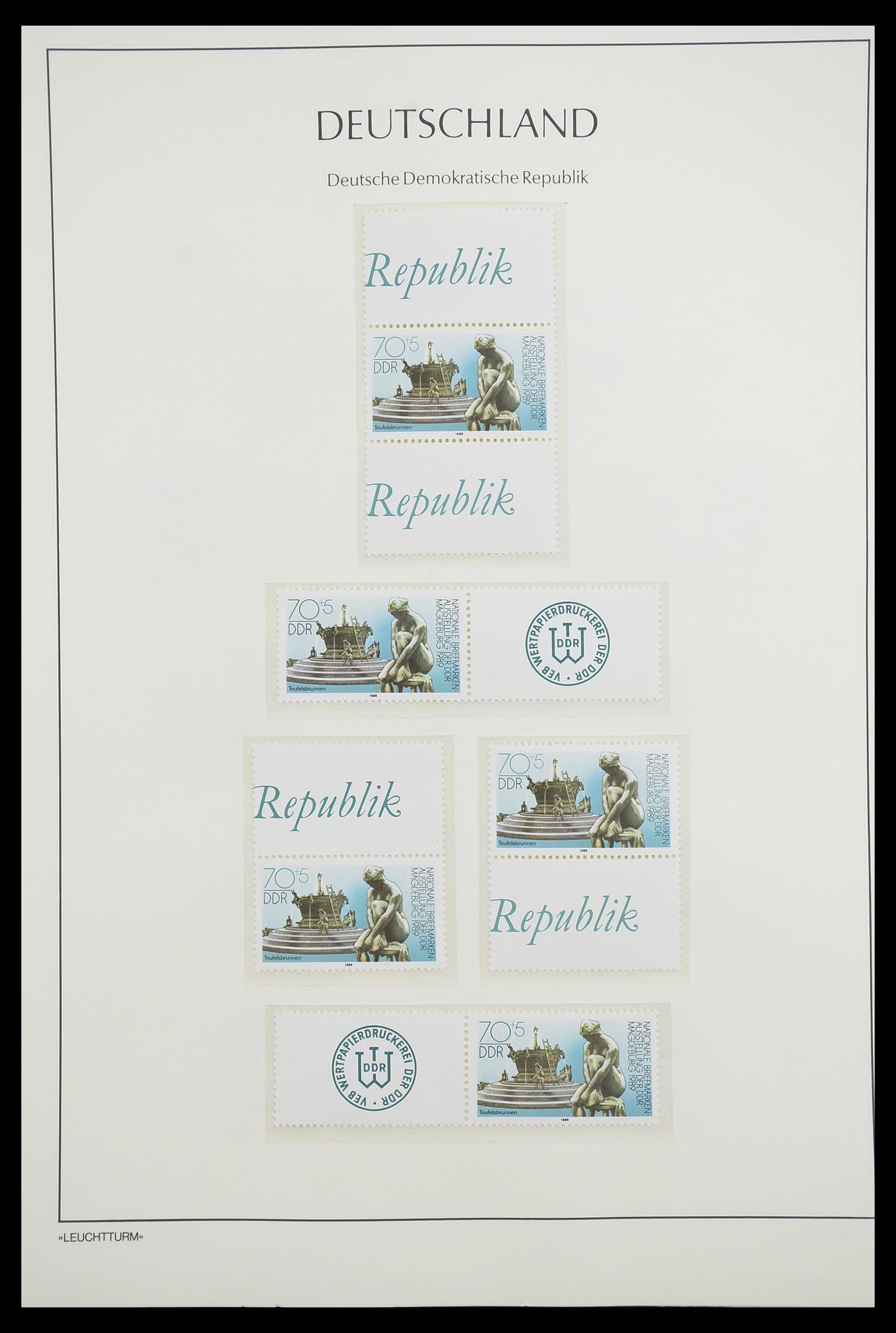 33271 187 - Postzegelverzameling 33271 DDR combinaties 1955-1990.