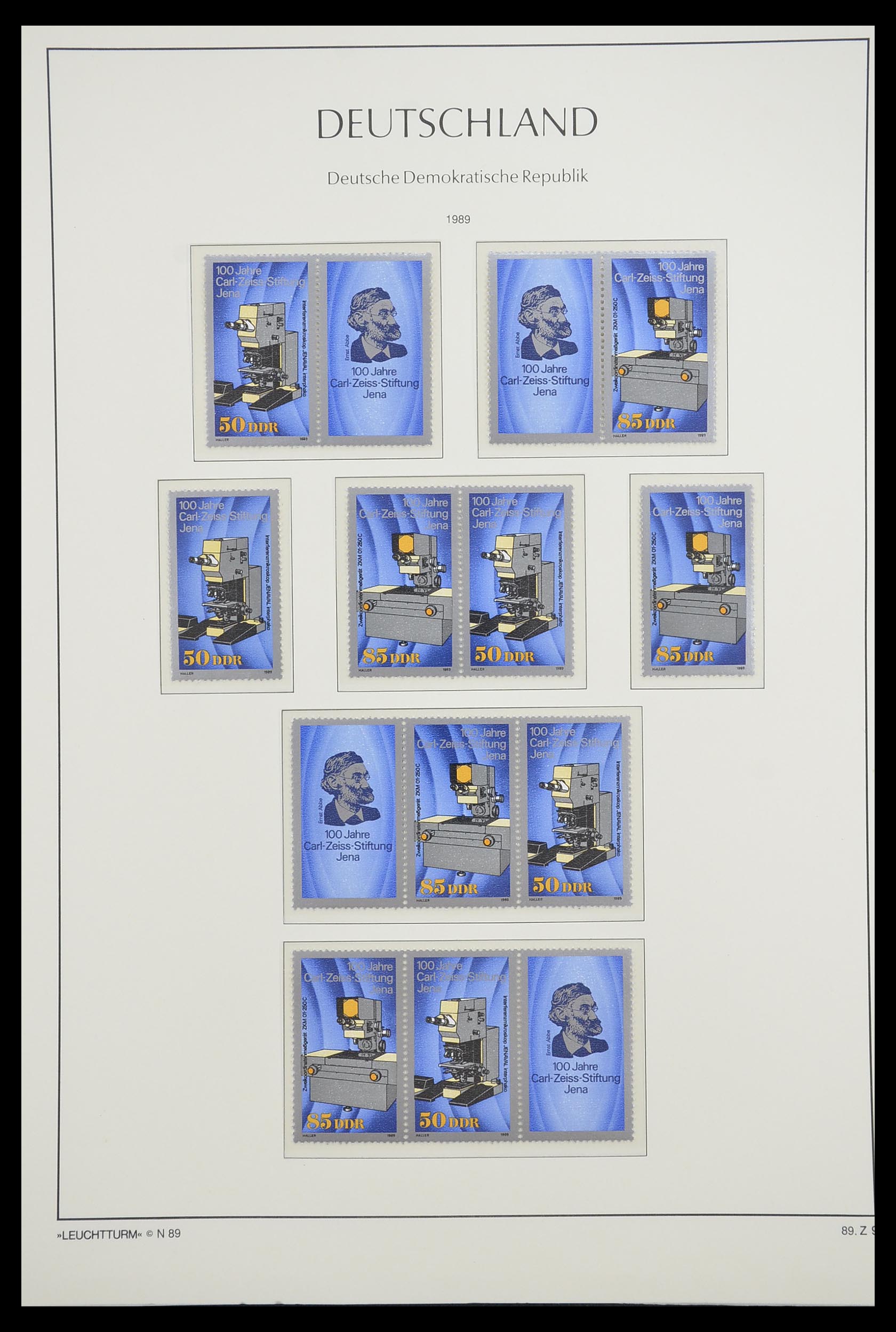 33271 189 - Postzegelverzameling 33271 DDR combinaties 1955-1990.