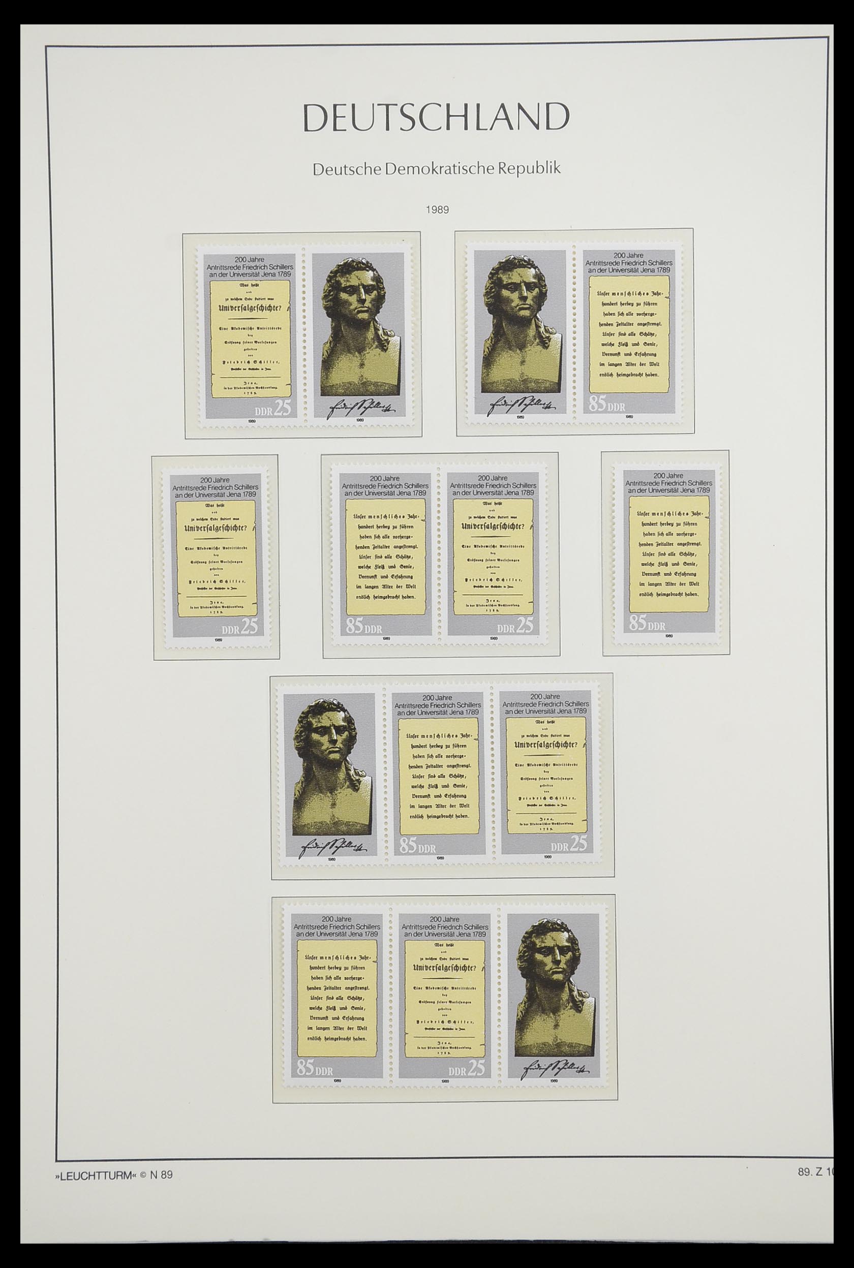 33271 190 - Postzegelverzameling 33271 DDR combinaties 1955-1990.