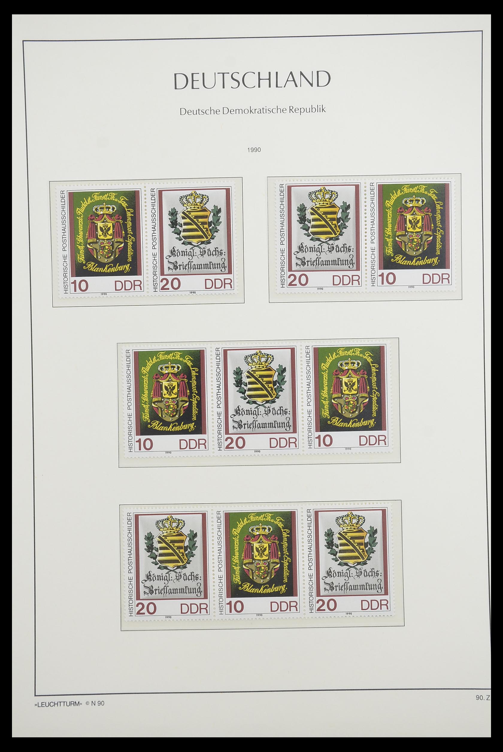 33271 192 - Postzegelverzameling 33271 DDR combinaties 1955-1990.