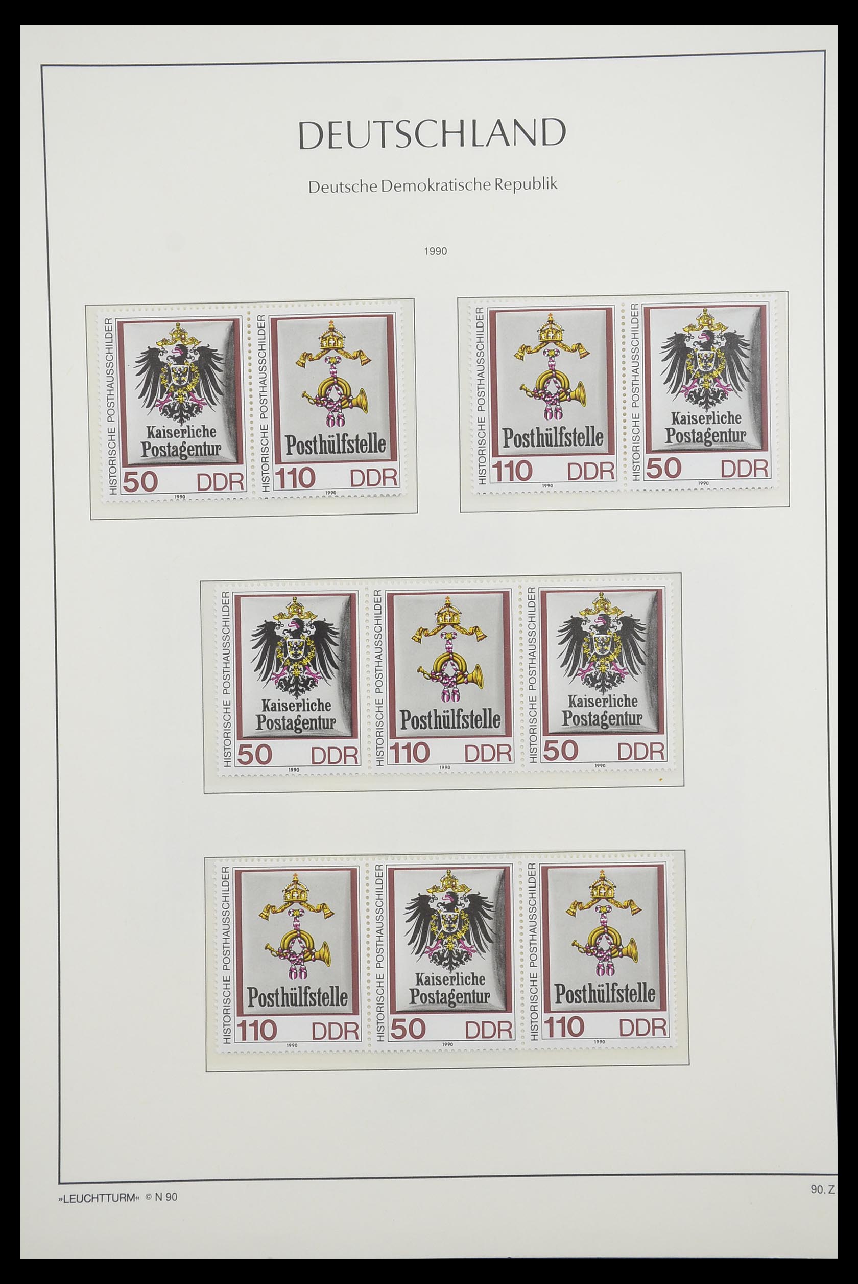 33271 193 - Postzegelverzameling 33271 DDR combinaties 1955-1990.