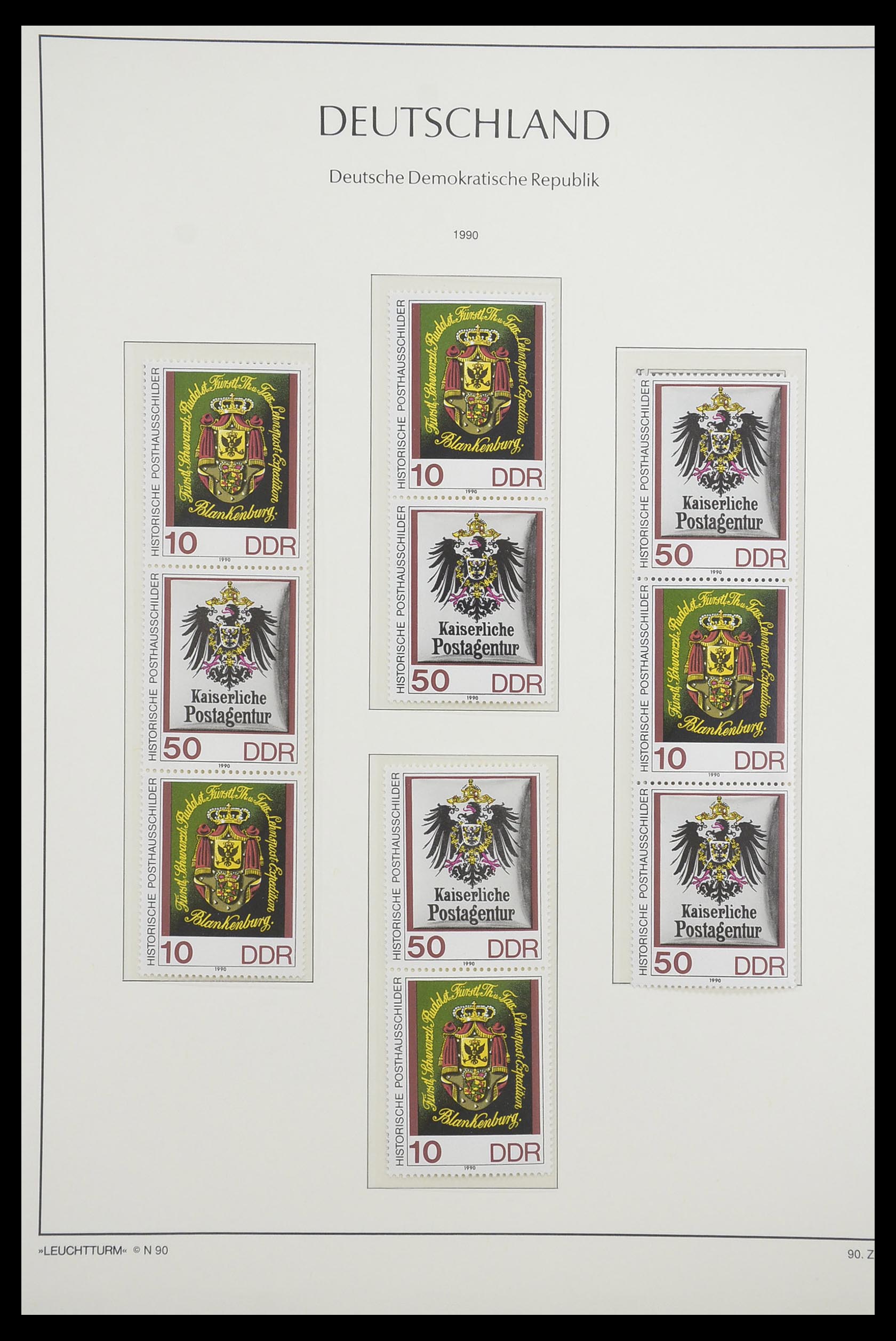 33271 194 - Postzegelverzameling 33271 DDR combinaties 1955-1990.