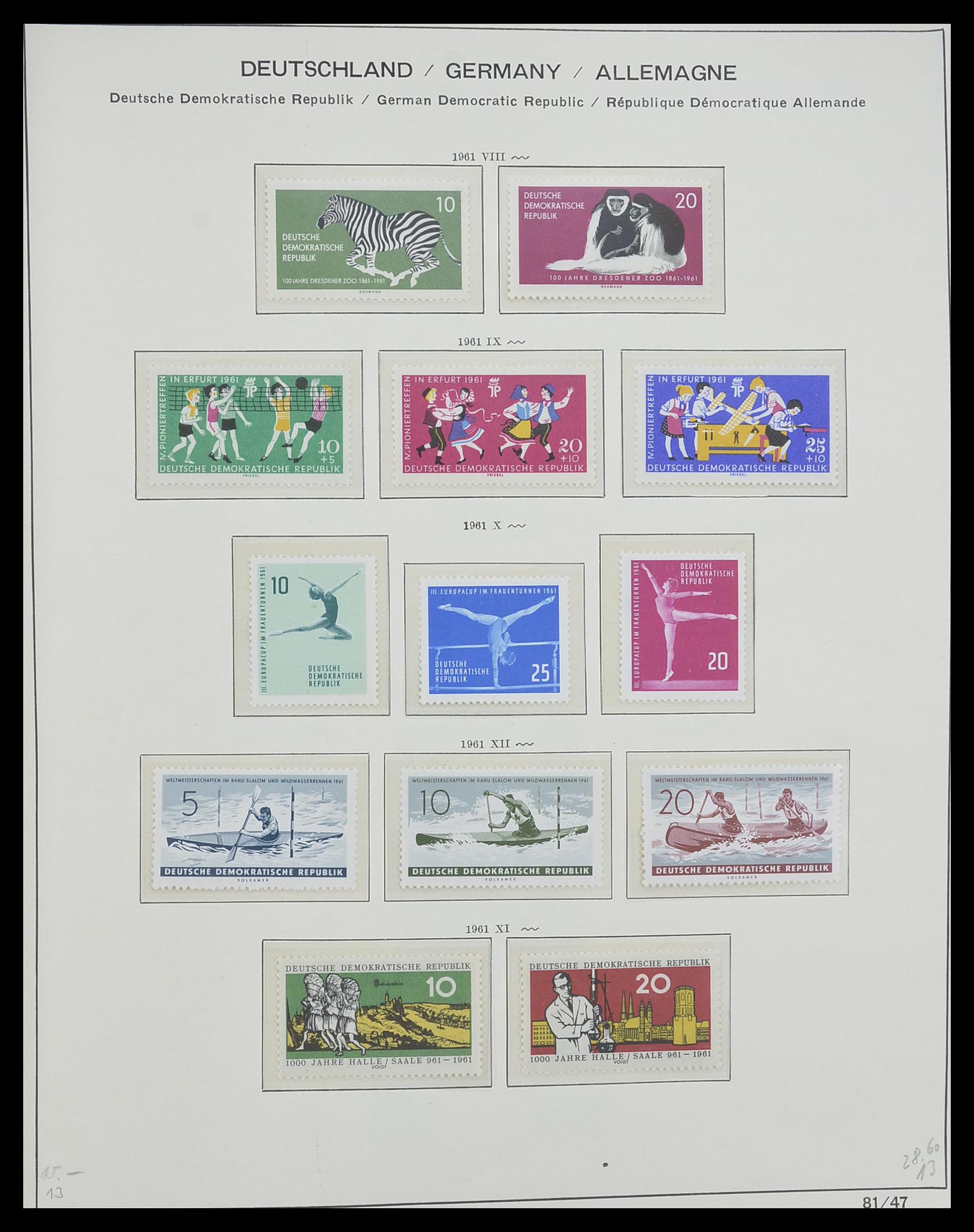 33281 136 - Postzegelverzameling 33281 DDR 1945-1990.