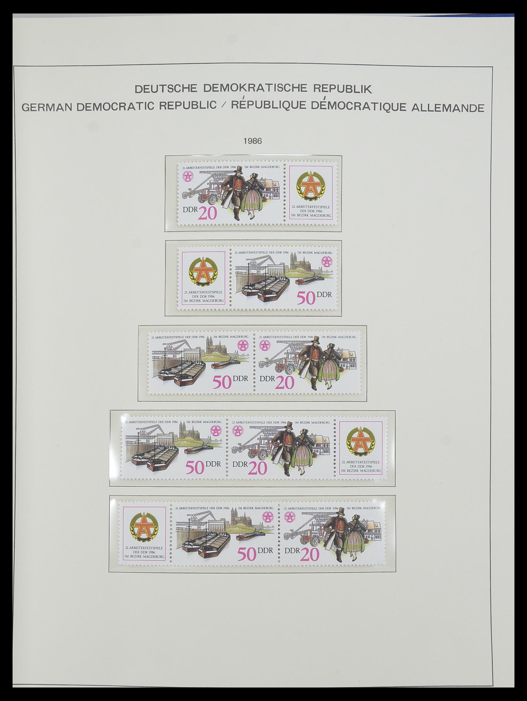 33281 602 - Postzegelverzameling 33281 DDR 1945-1990.