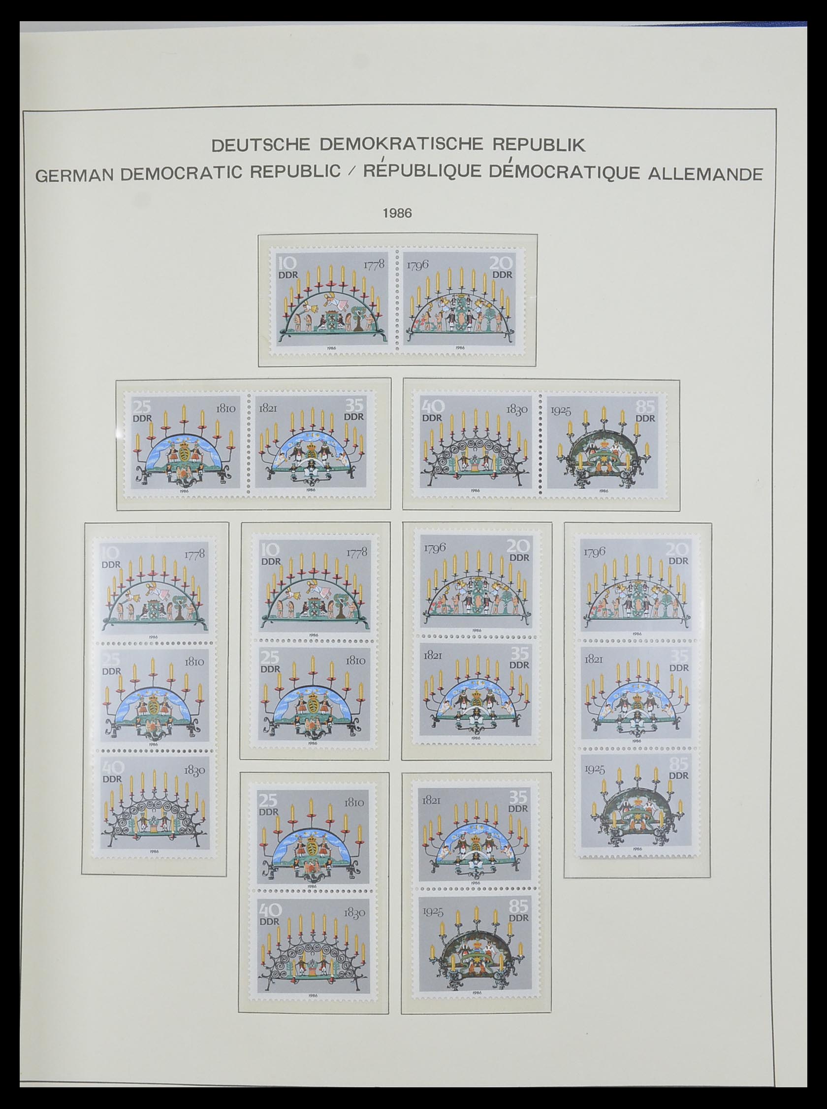 33281 606 - Postzegelverzameling 33281 DDR 1945-1990.