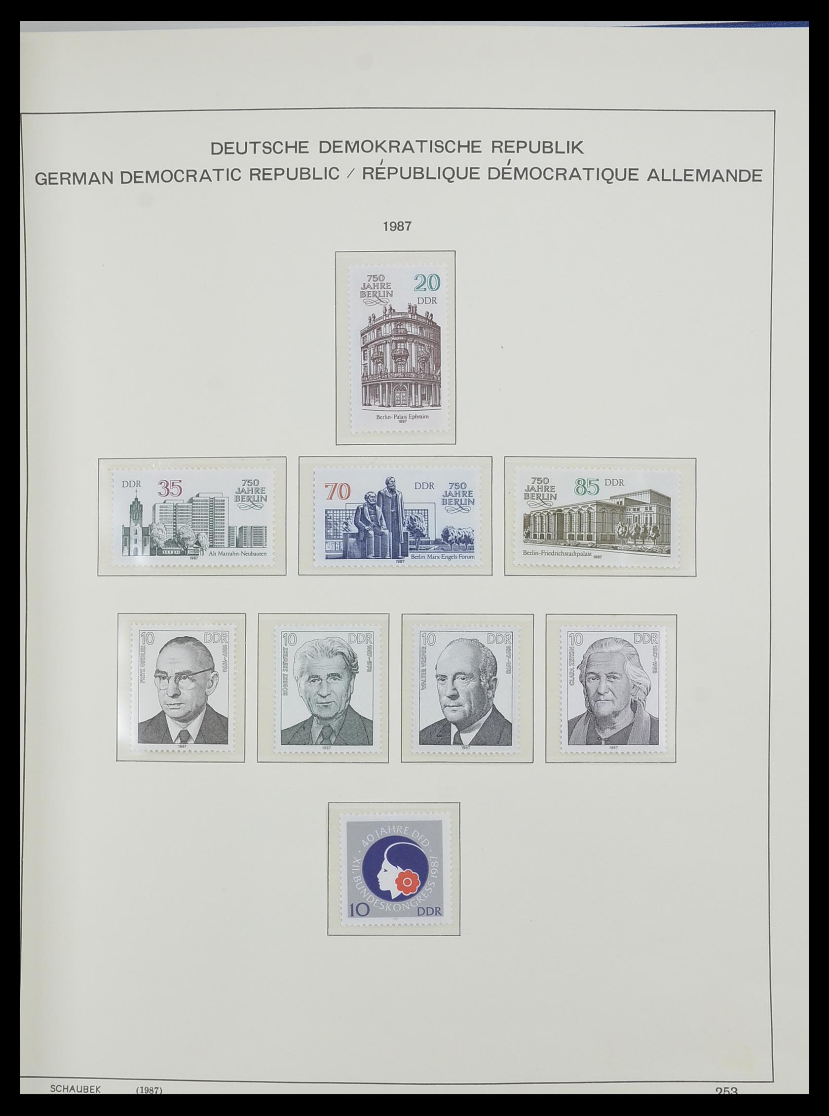 33281 608 - Postzegelverzameling 33281 DDR 1945-1990.