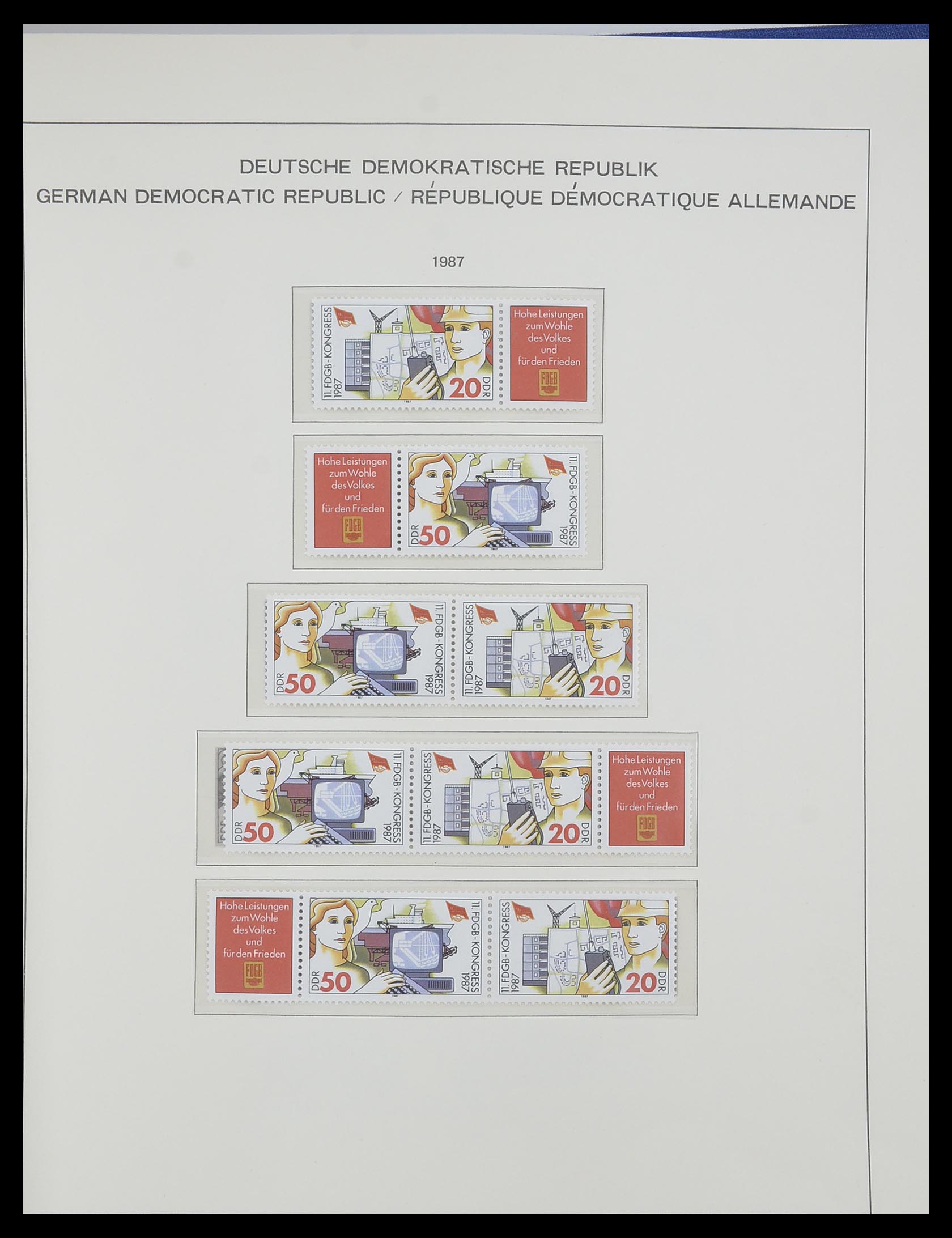 33281 619 - Postzegelverzameling 33281 DDR 1945-1990.
