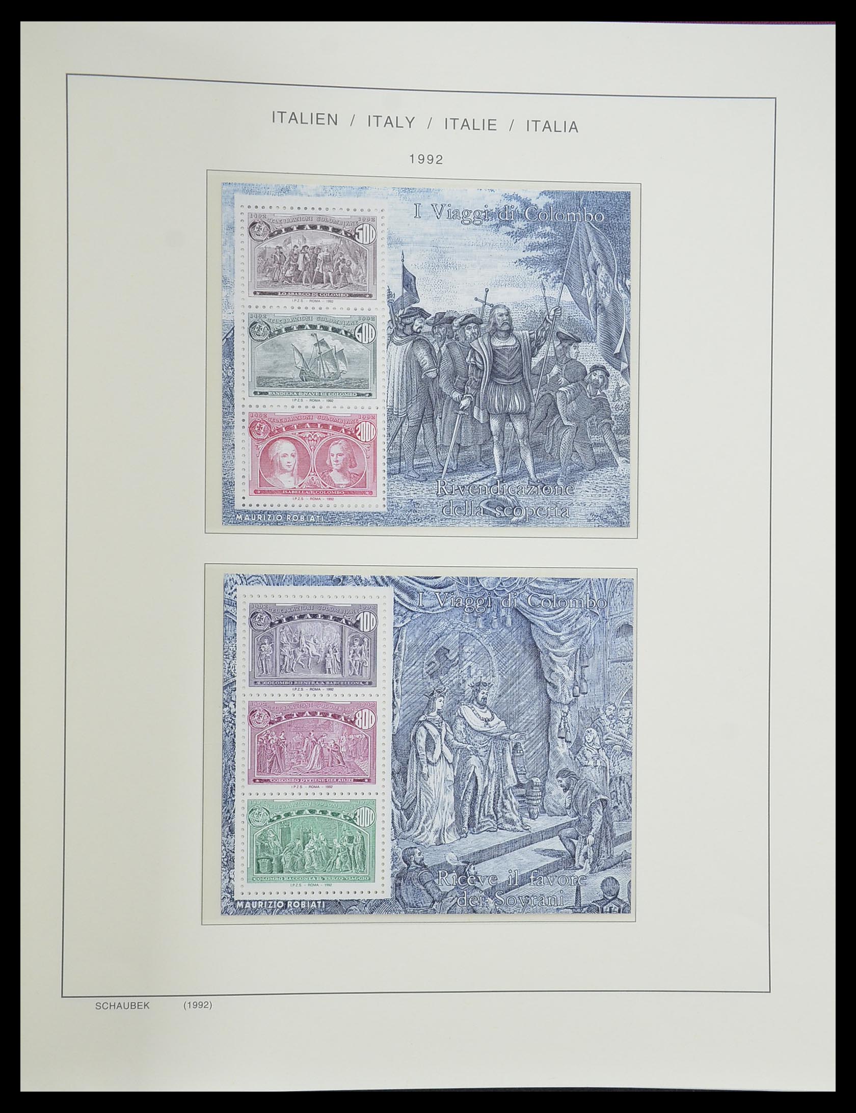 33340 195 - Stamp collection 33340 Italy 1861-1996.