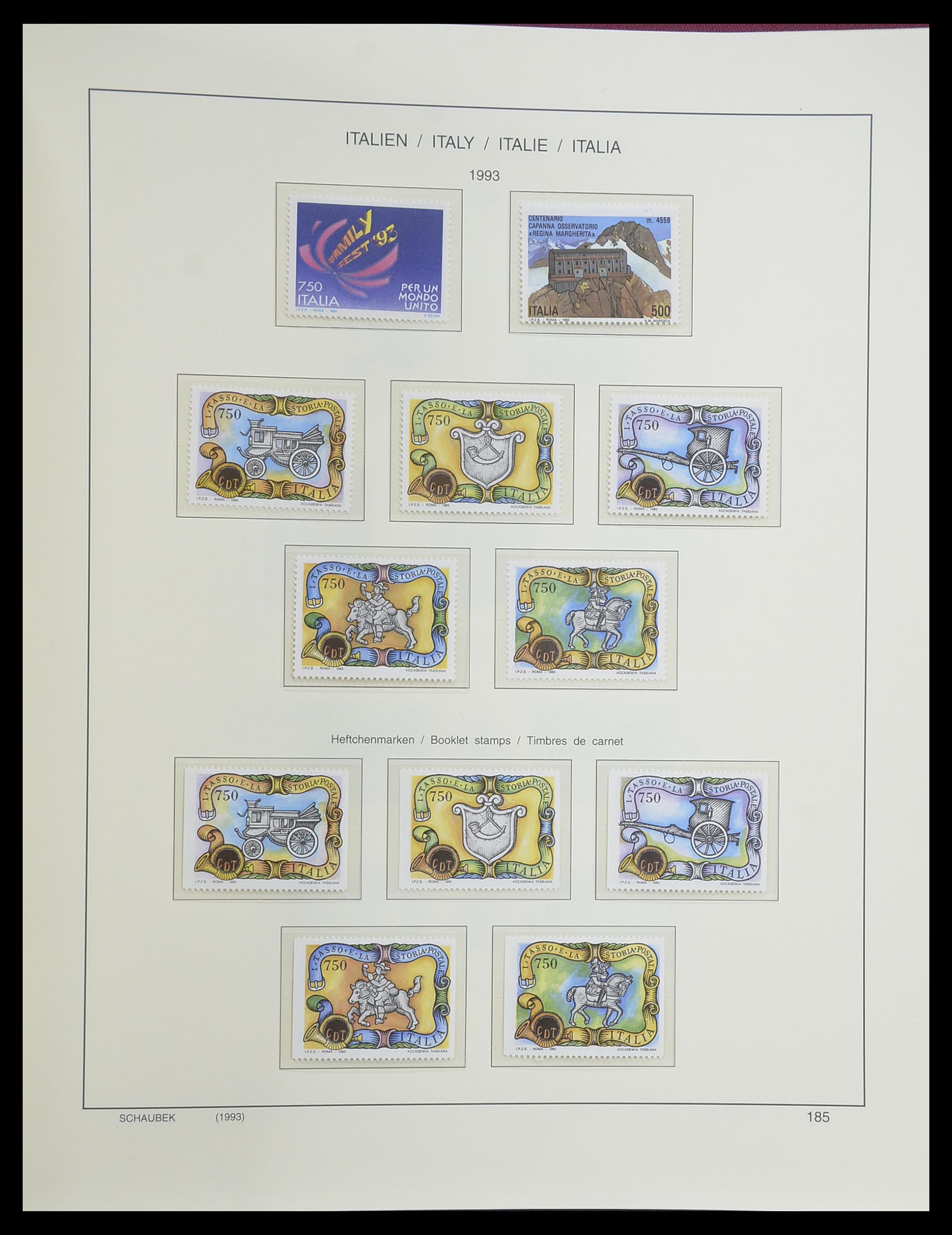 33340 200 - Stamp collection 33340 Italy 1861-1996.