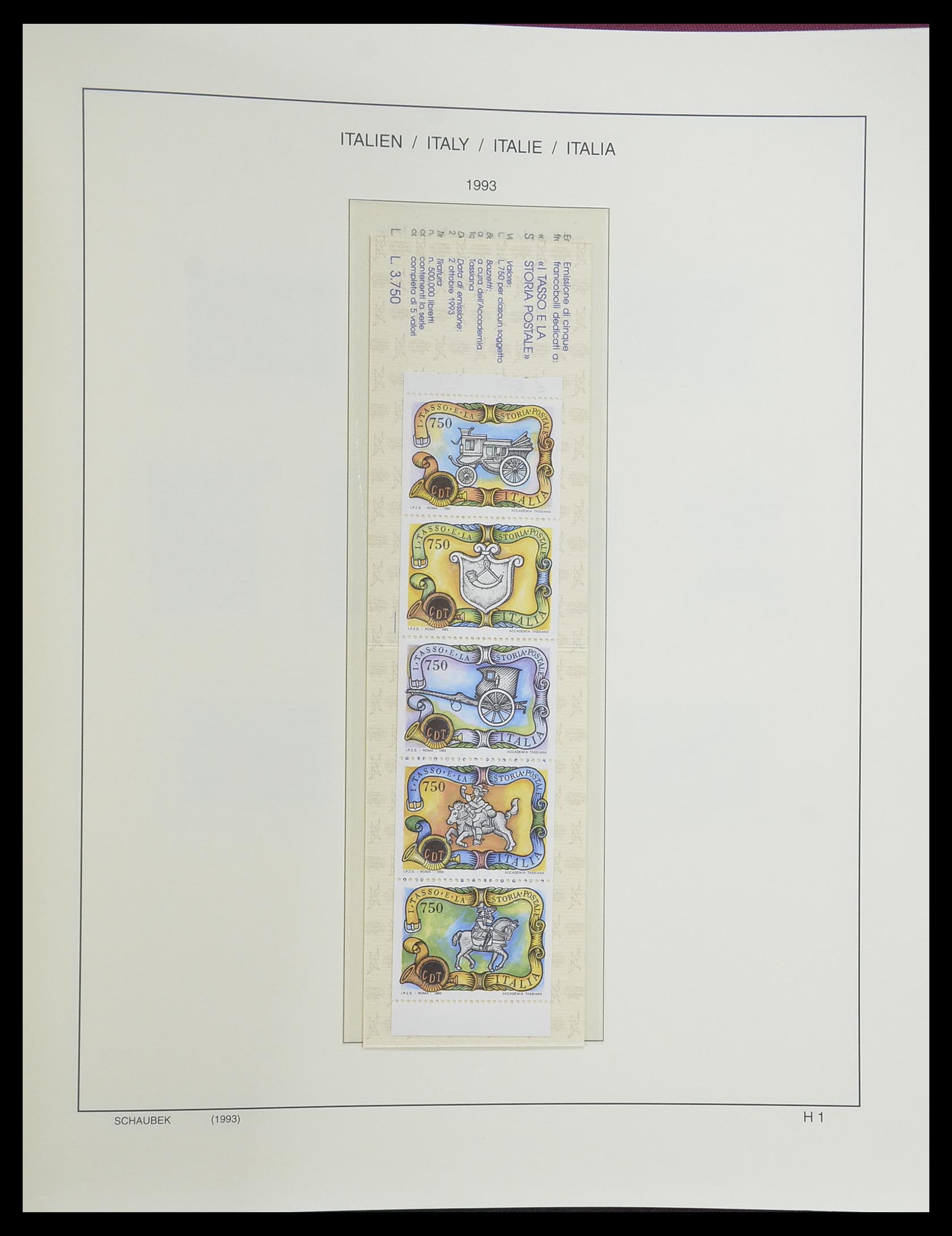 33340 203 - Stamp collection 33340 Italy 1861-1996.