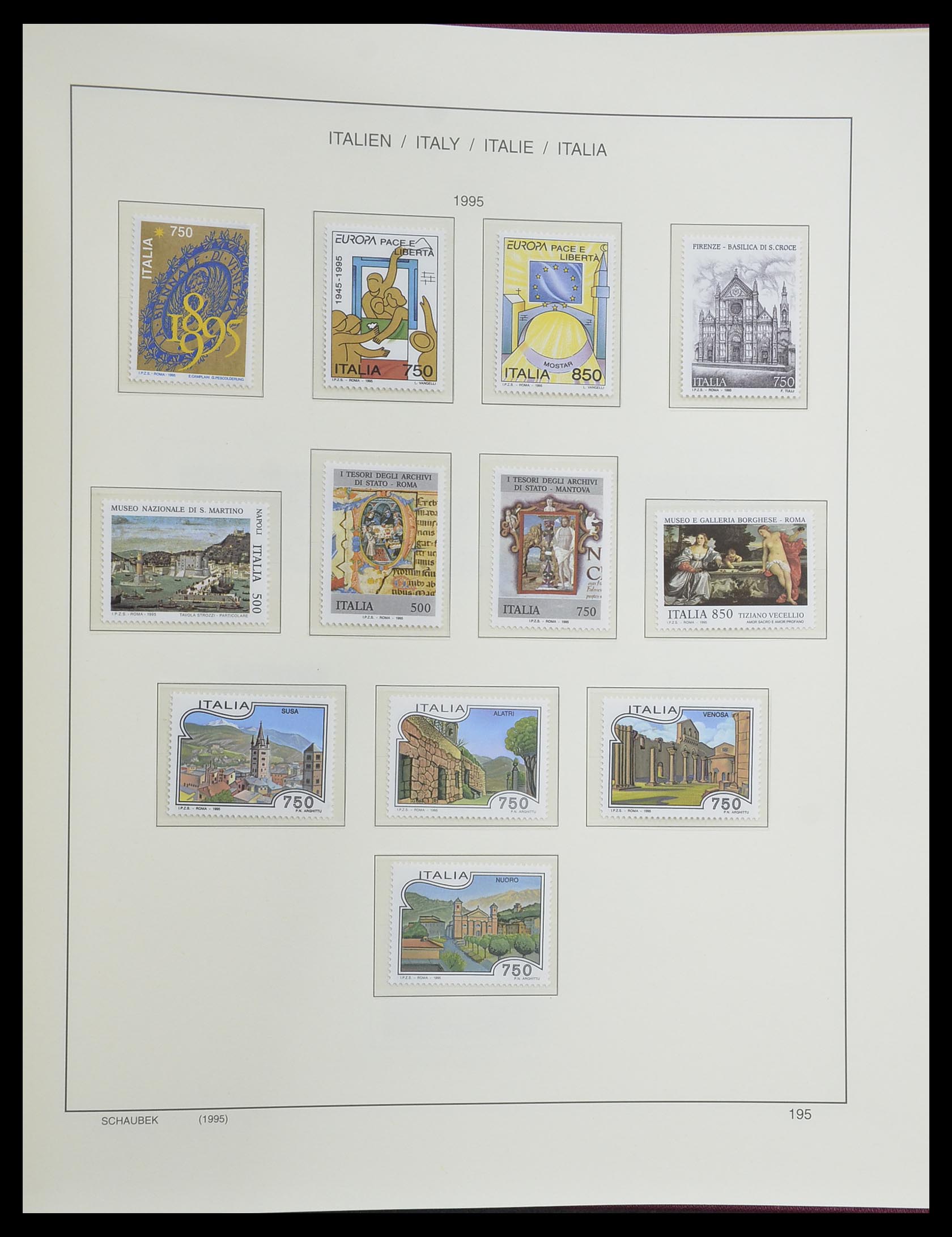 33340 211 - Stamp collection 33340 Italy 1861-1996.
