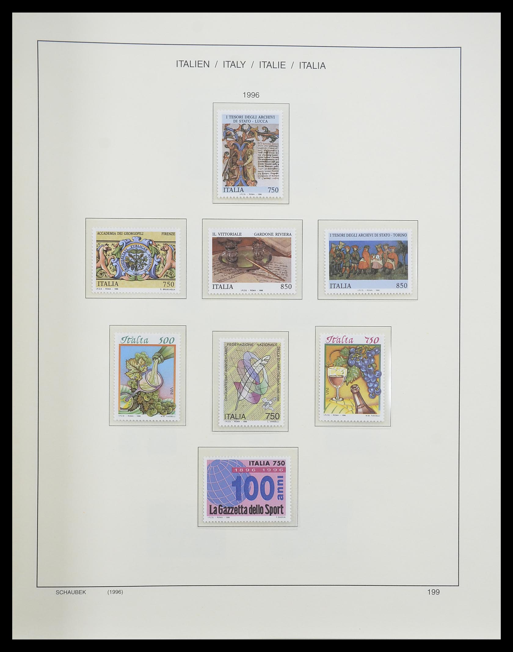 33340 215 - Stamp collection 33340 Italy 1861-1996.