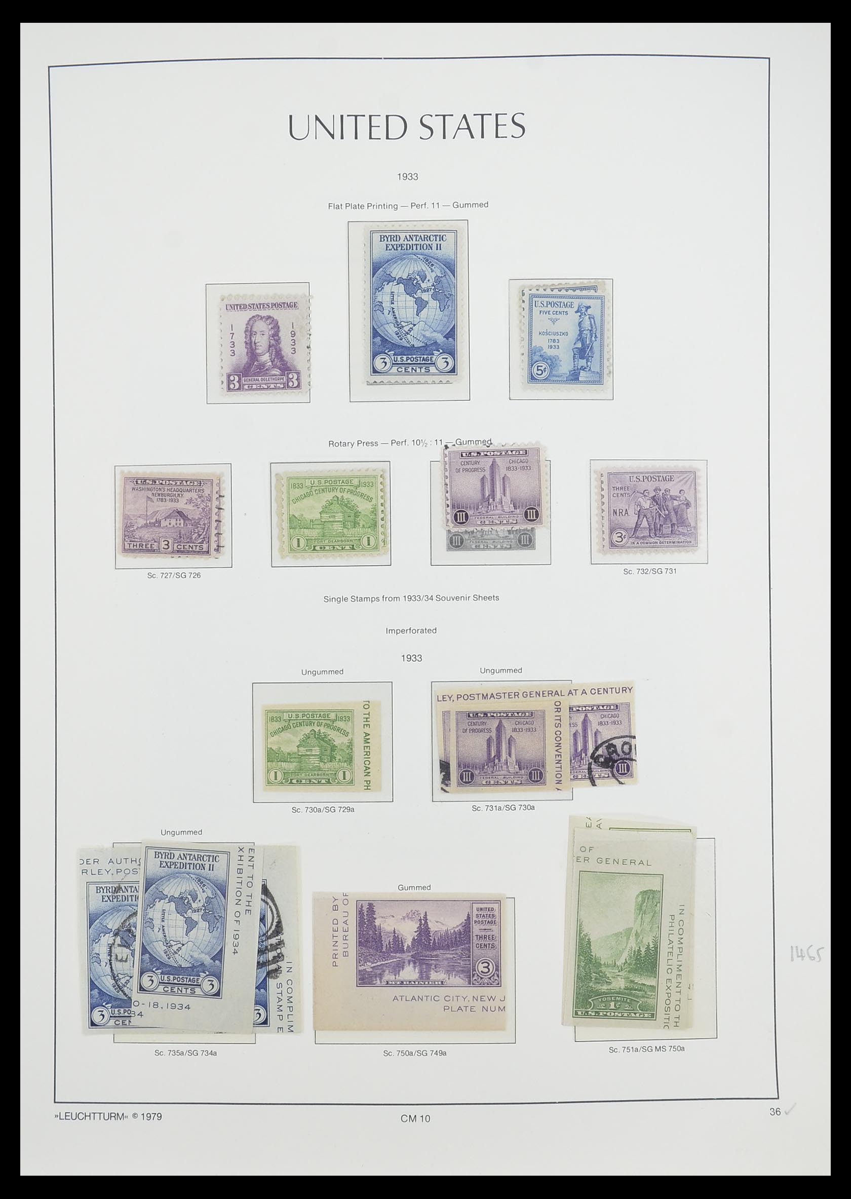 33415 039 - Postzegelverzameling 33415 USA 1851-1964.