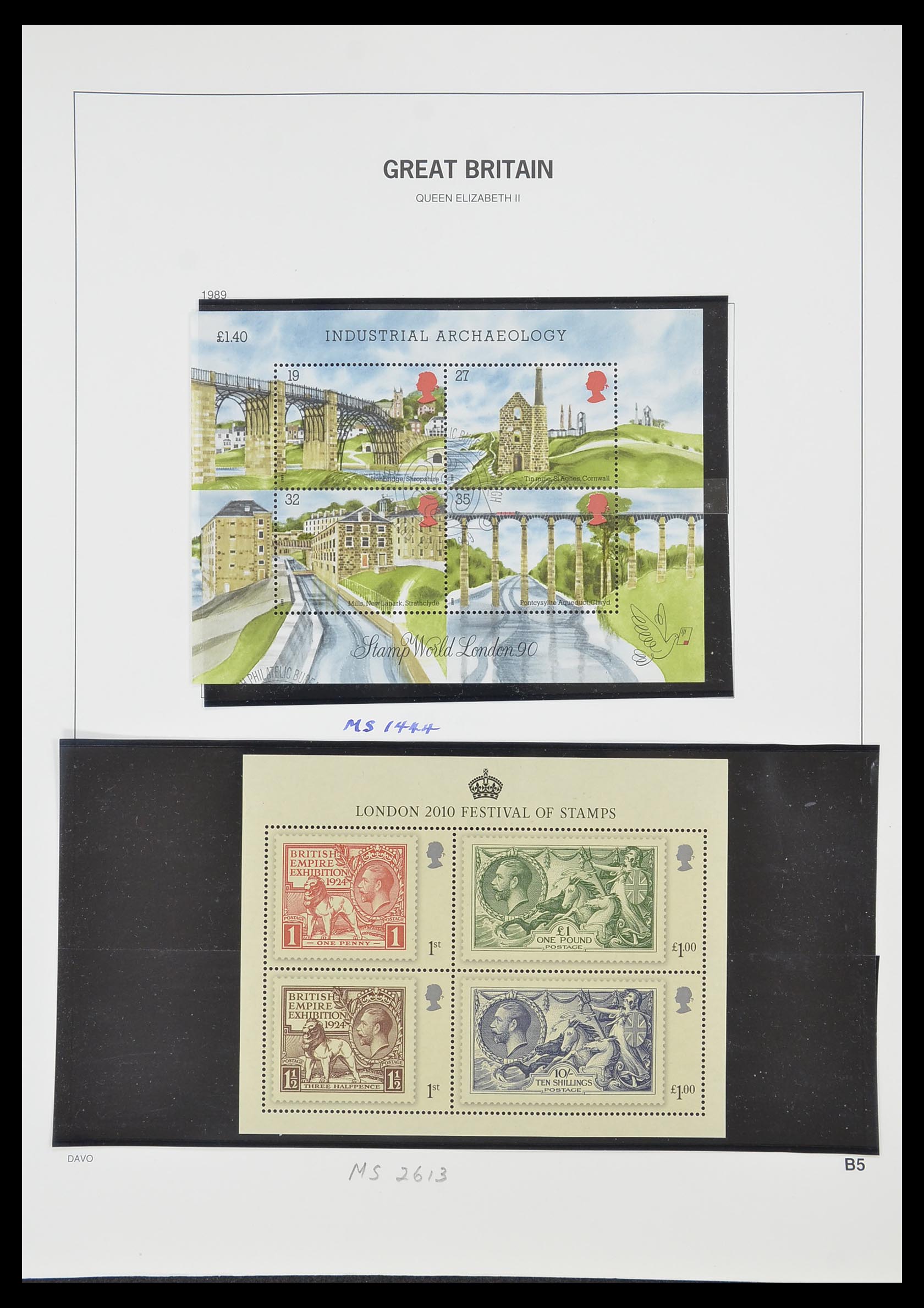 33419 101 - Postzegelverzameling 33419 Engeland 1875-1993.