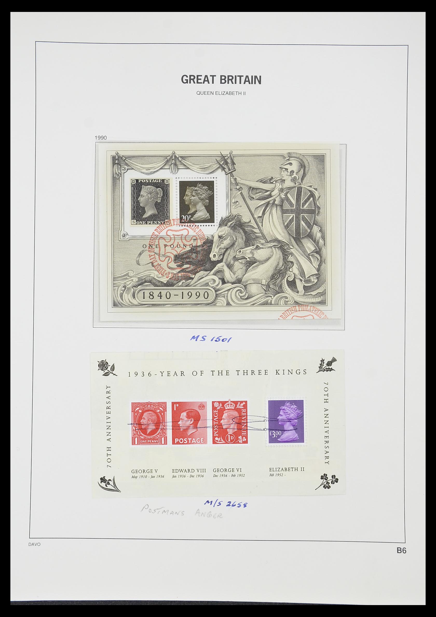 33419 102 - Postzegelverzameling 33419 Engeland 1875-1993.
