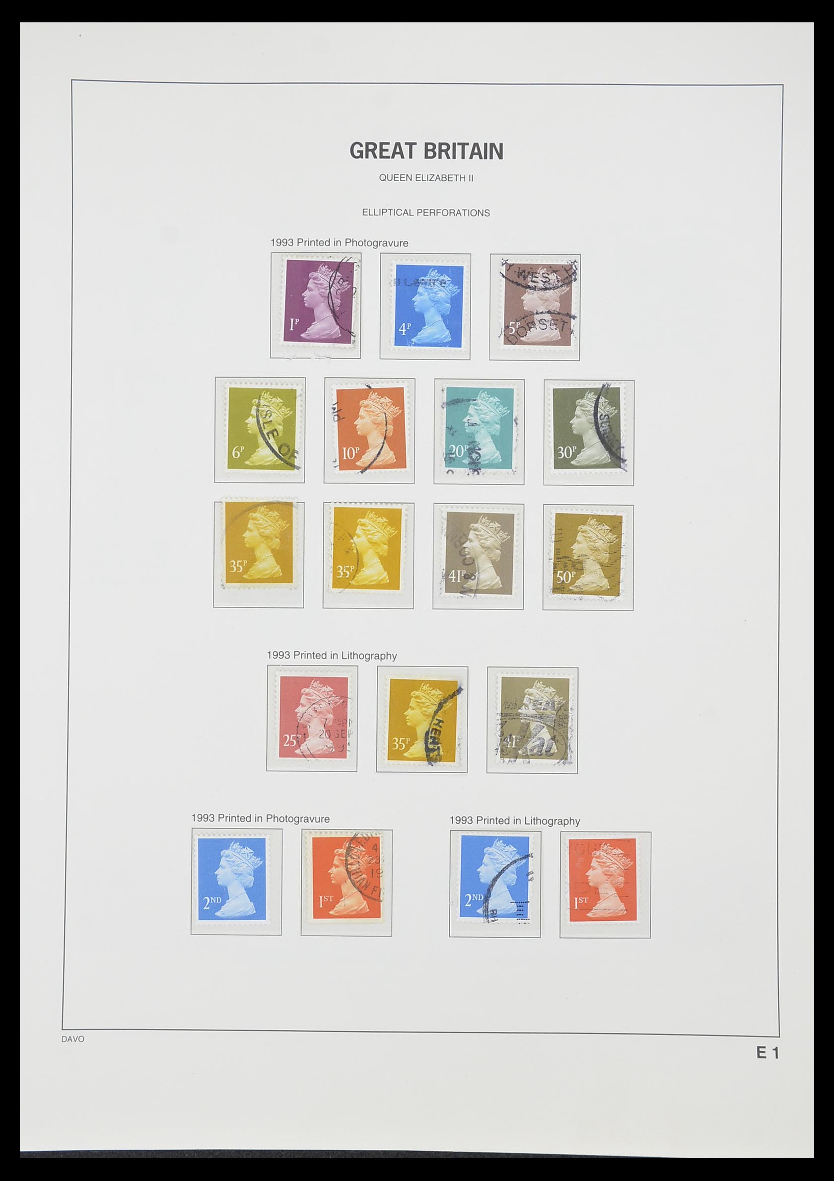 33419 103 - Postzegelverzameling 33419 Engeland 1875-1993.