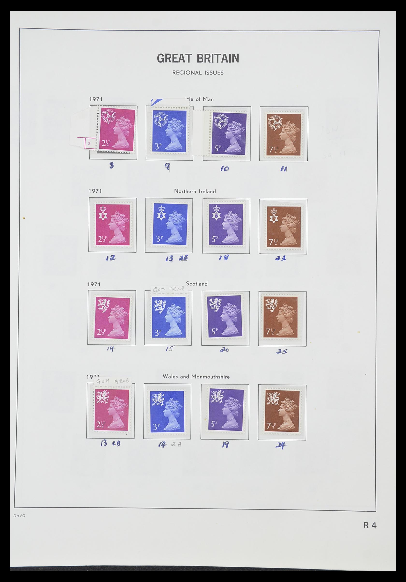 33419 108 - Postzegelverzameling 33419 Engeland 1875-1993.