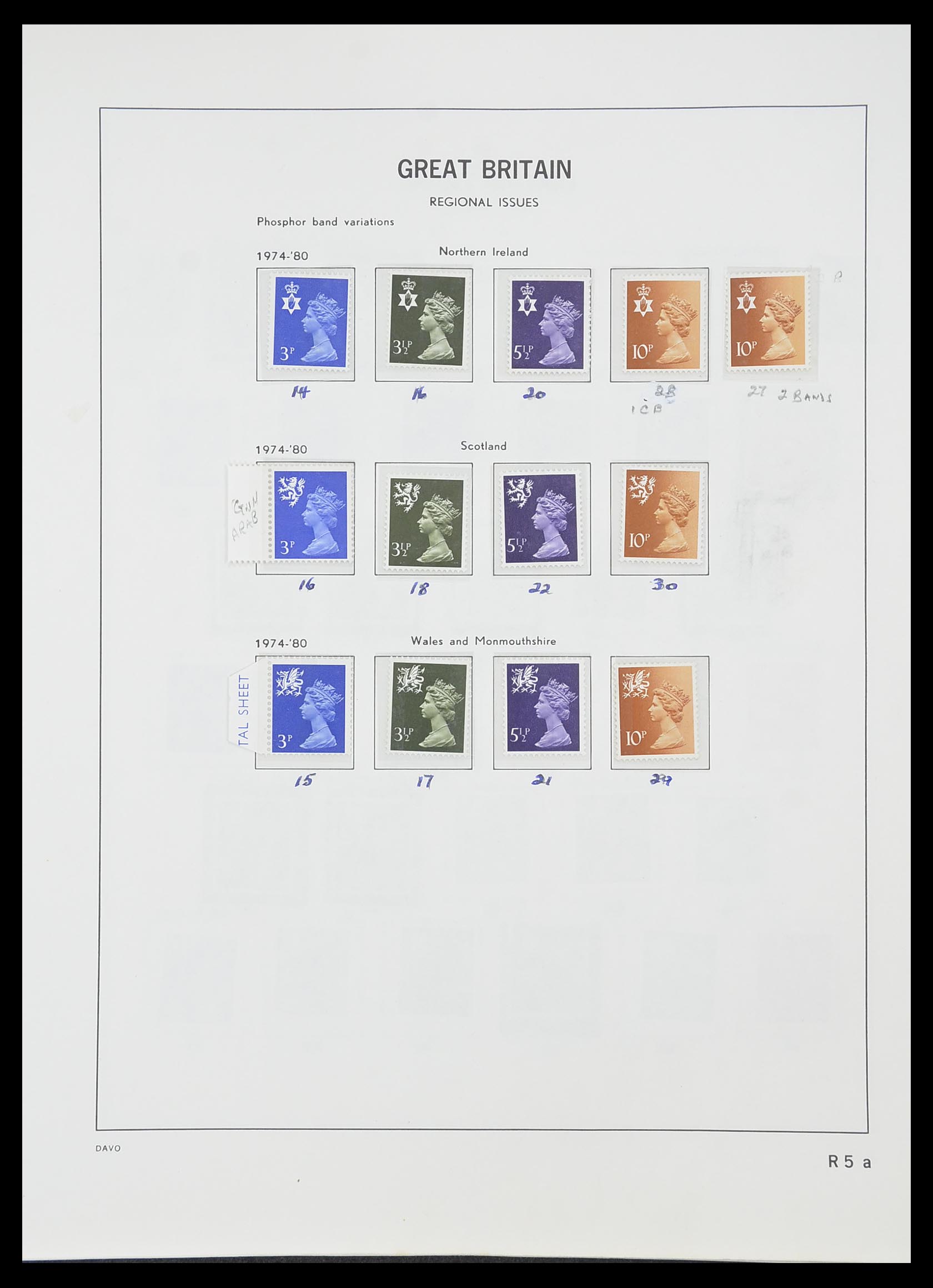 33419 110 - Postzegelverzameling 33419 Engeland 1875-1993.