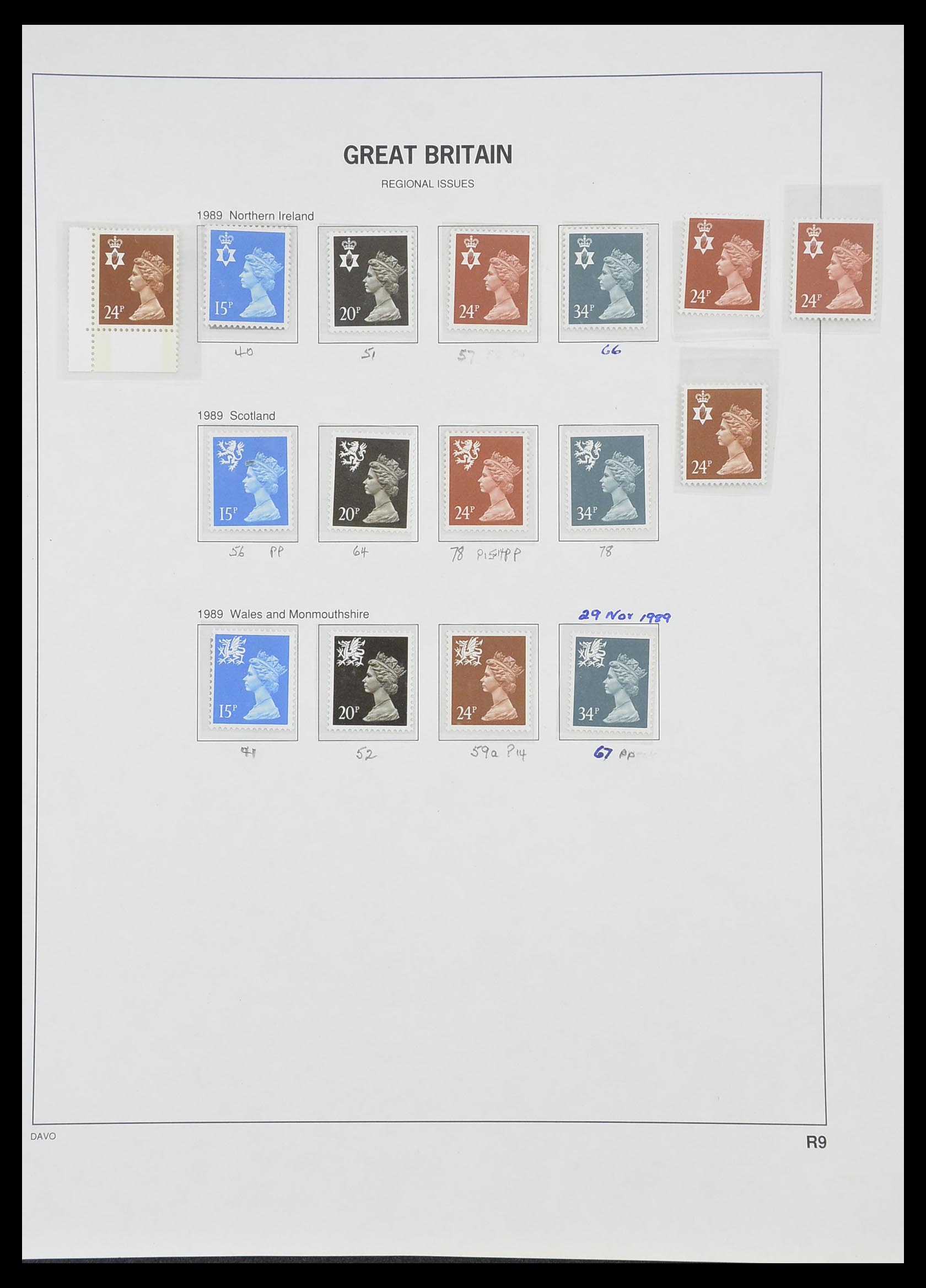 33419 115 - Postzegelverzameling 33419 Engeland 1875-1993.