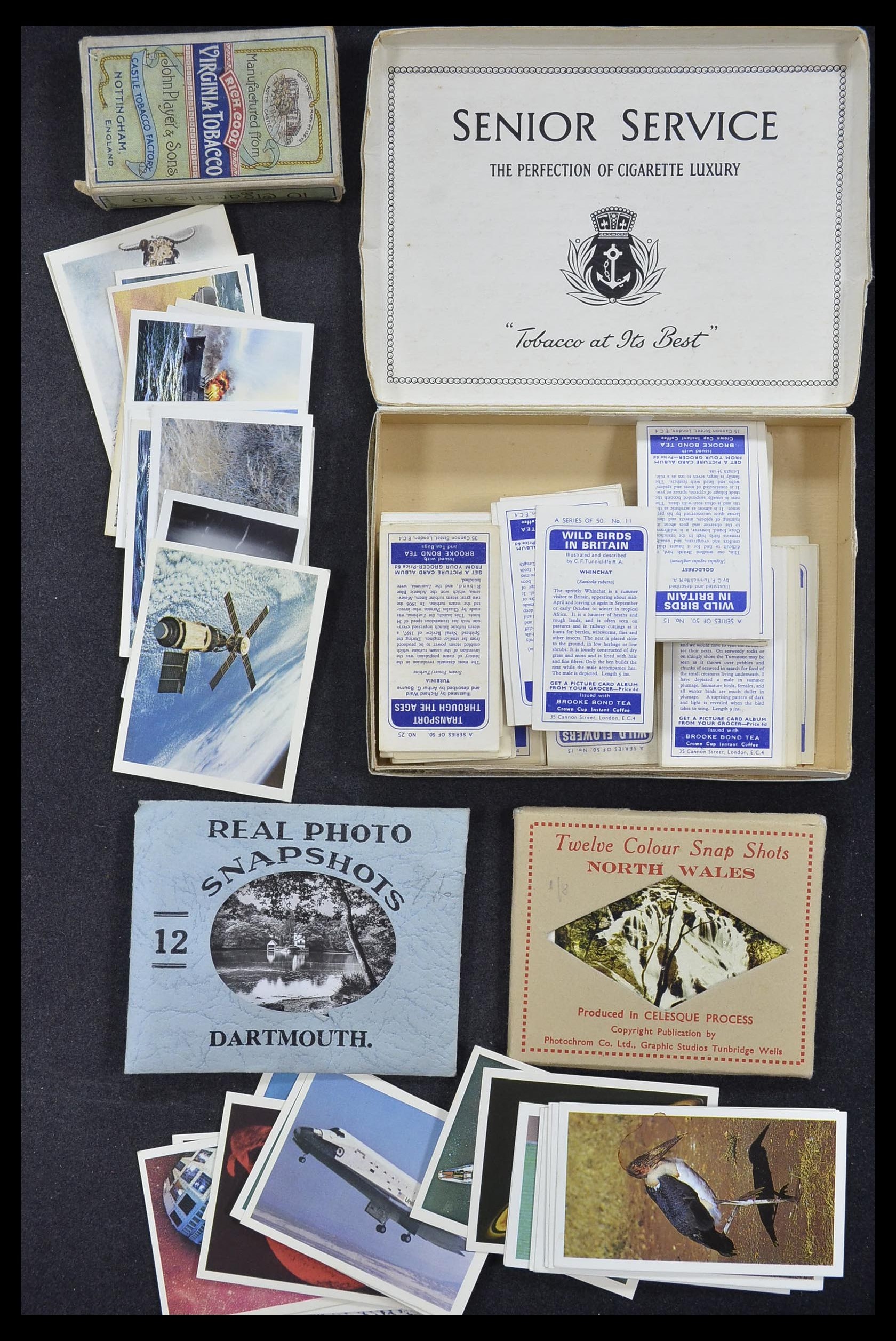 33444 135 - Postzegelverzameling 33444 Engeland sigarettenkaarten.