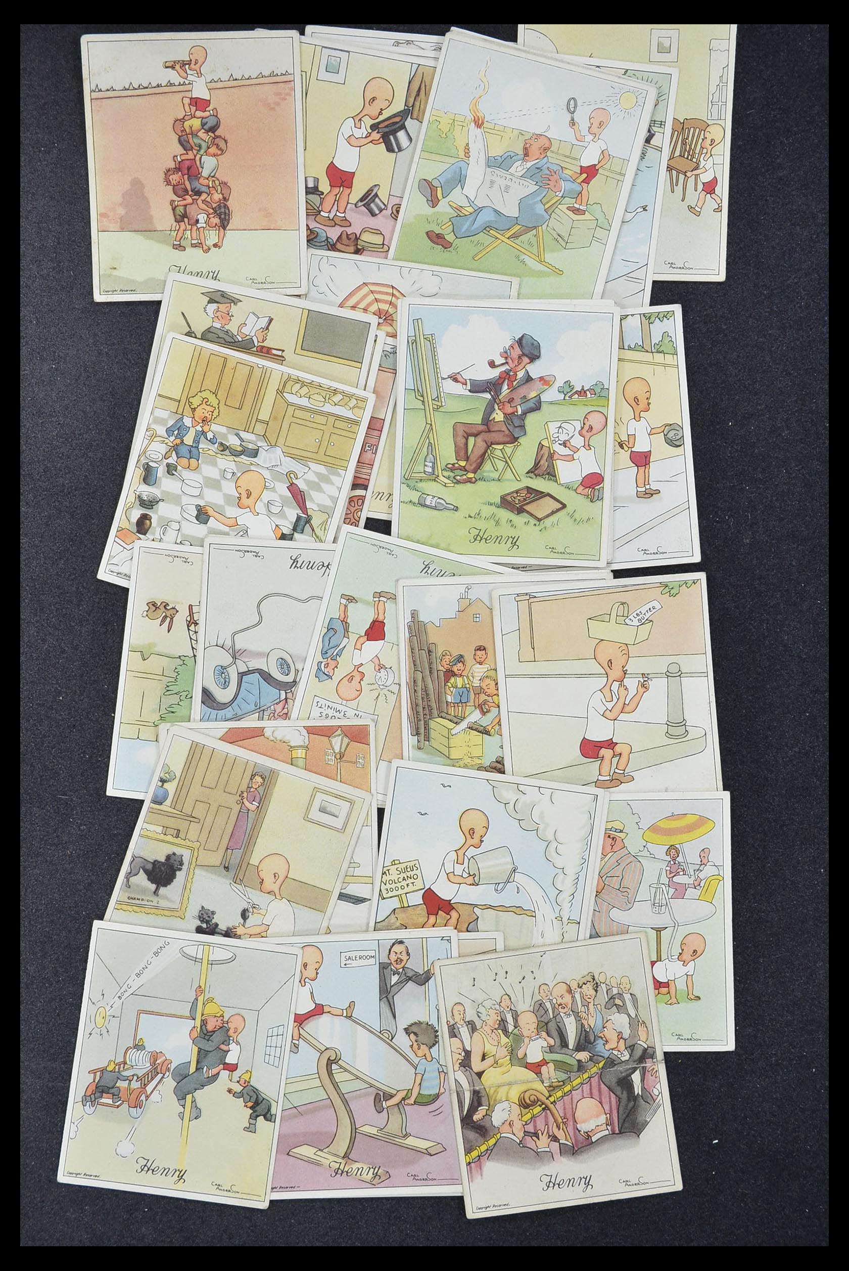 33444 138 - Postzegelverzameling 33444 Engeland sigarettenkaarten.
