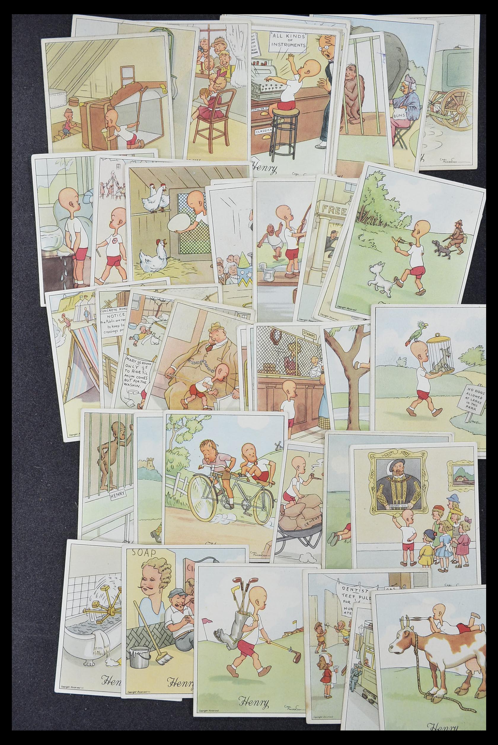33444 139 - Postzegelverzameling 33444 Engeland sigarettenkaarten.