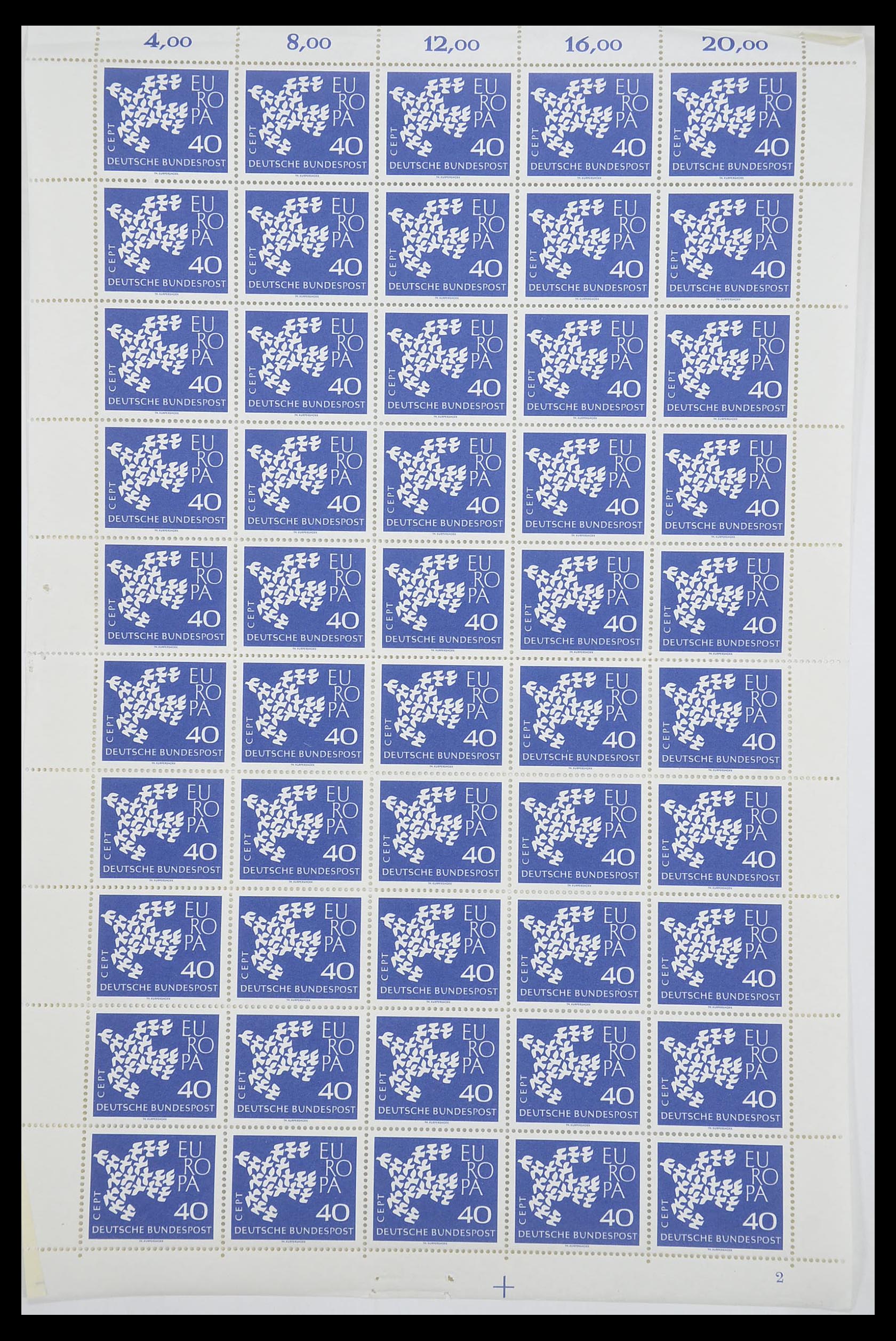 33446 201 - Postzegelverzameling 33446 Europa CEPT 1956-1961 engros.