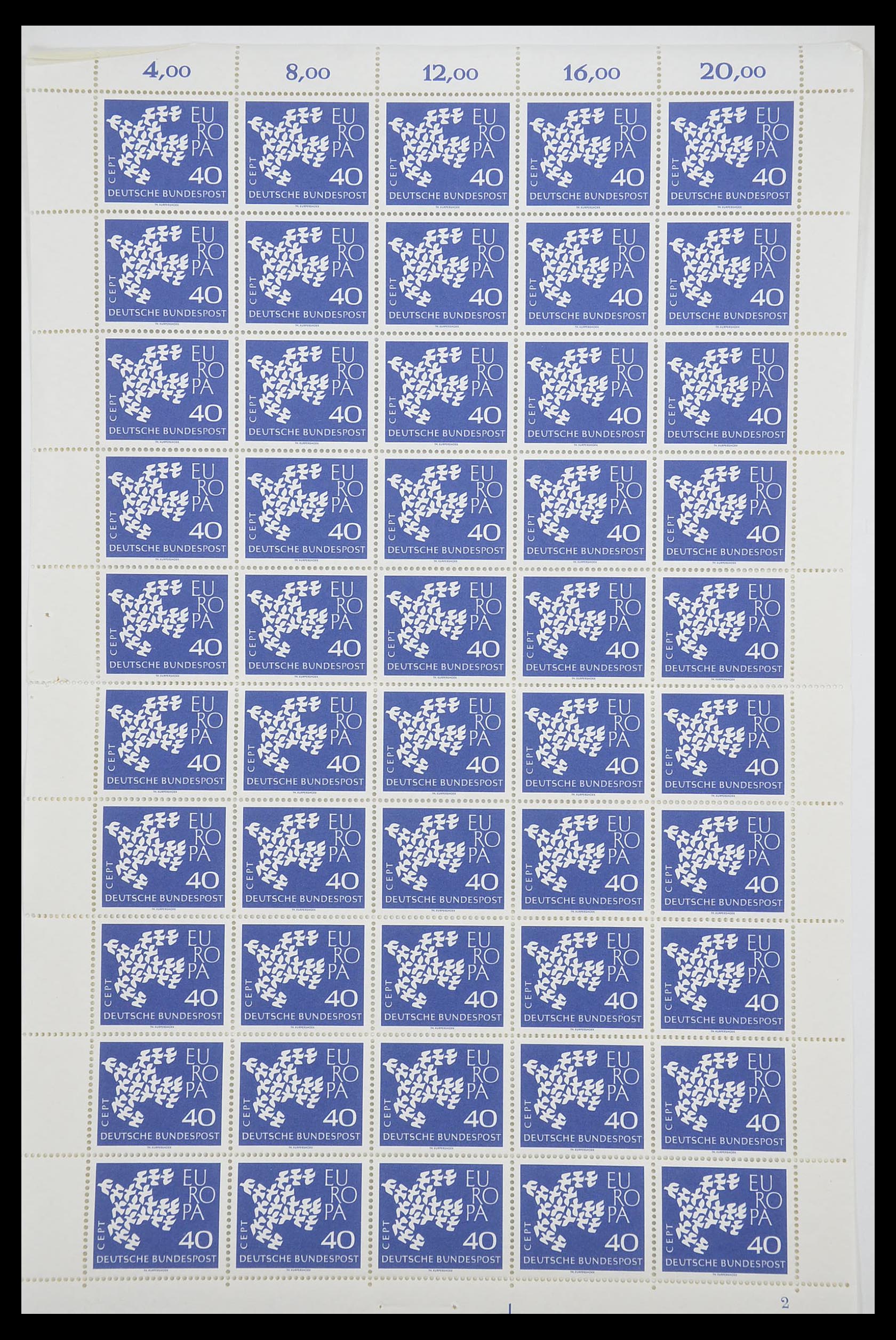 33446 202 - Postzegelverzameling 33446 Europa CEPT 1956-1961 engros.