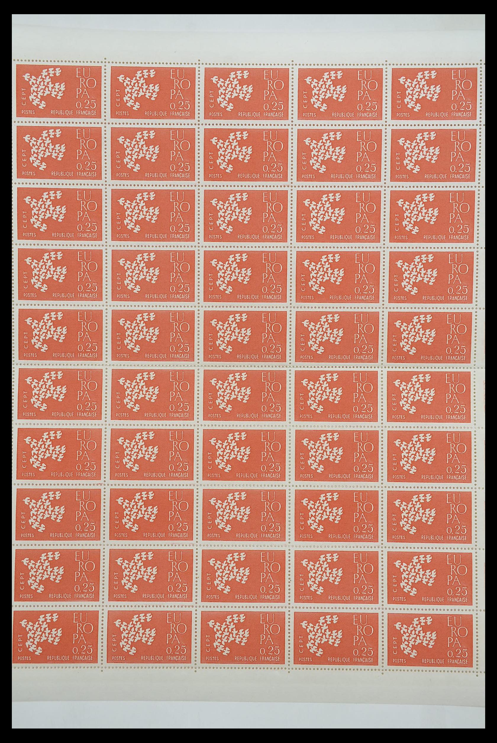33446 217 - Postzegelverzameling 33446 Europa CEPT 1956-1961 engros.