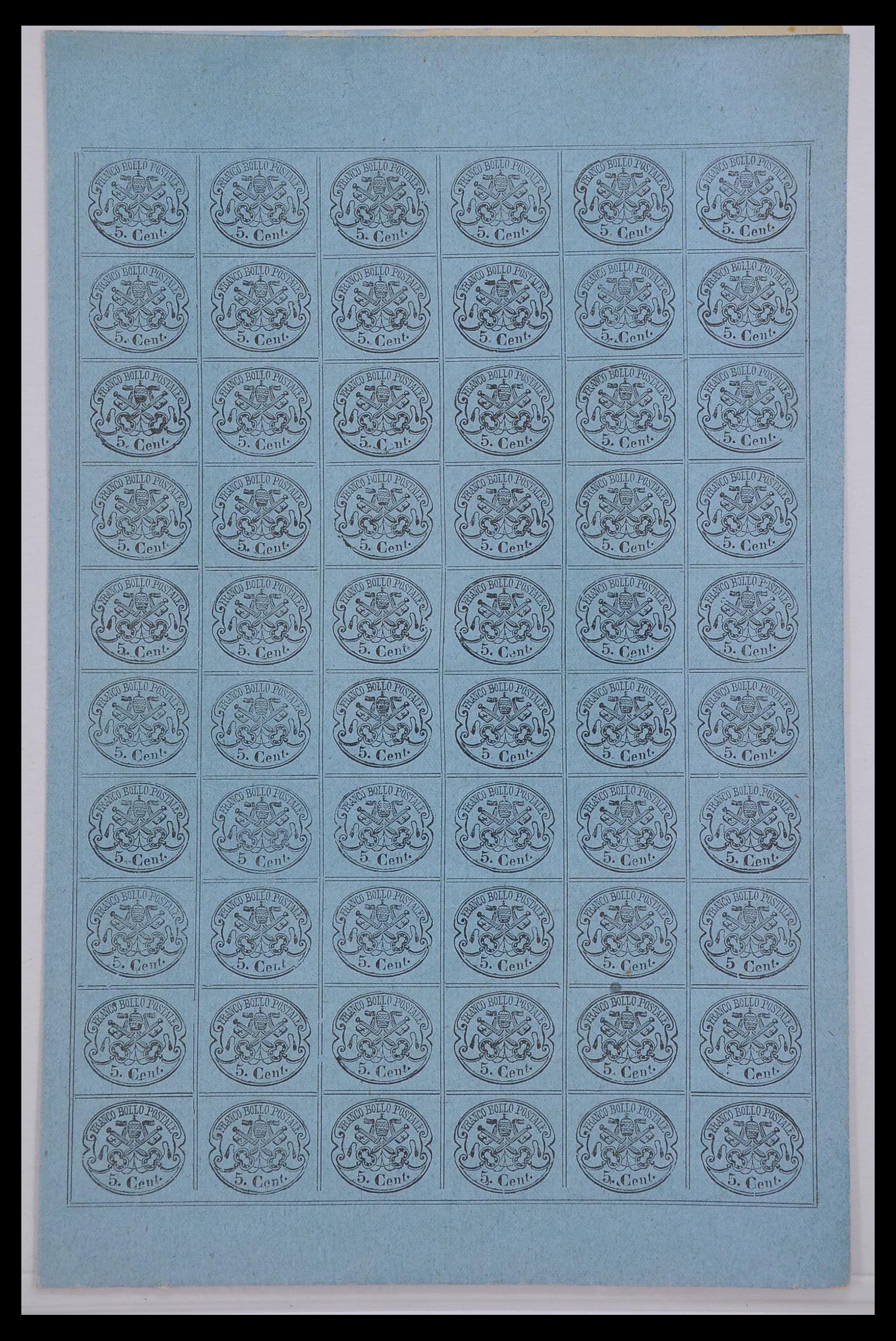 33479 021 - Postzegelverzameling 33479 Kerkelijke Staat 1852-1868.