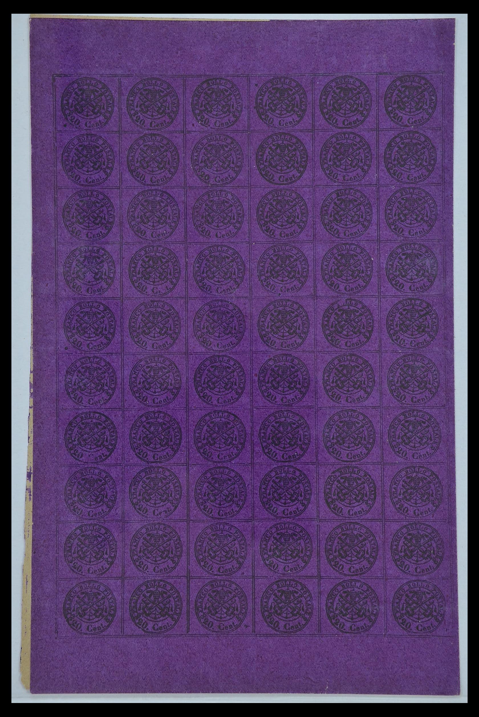 33479 024 - Postzegelverzameling 33479 Kerkelijke Staat 1852-1868.