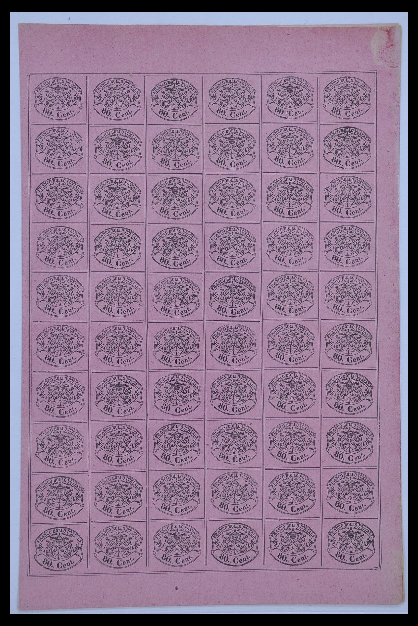 33479 029 - Postzegelverzameling 33479 Kerkelijke Staat 1852-1868.