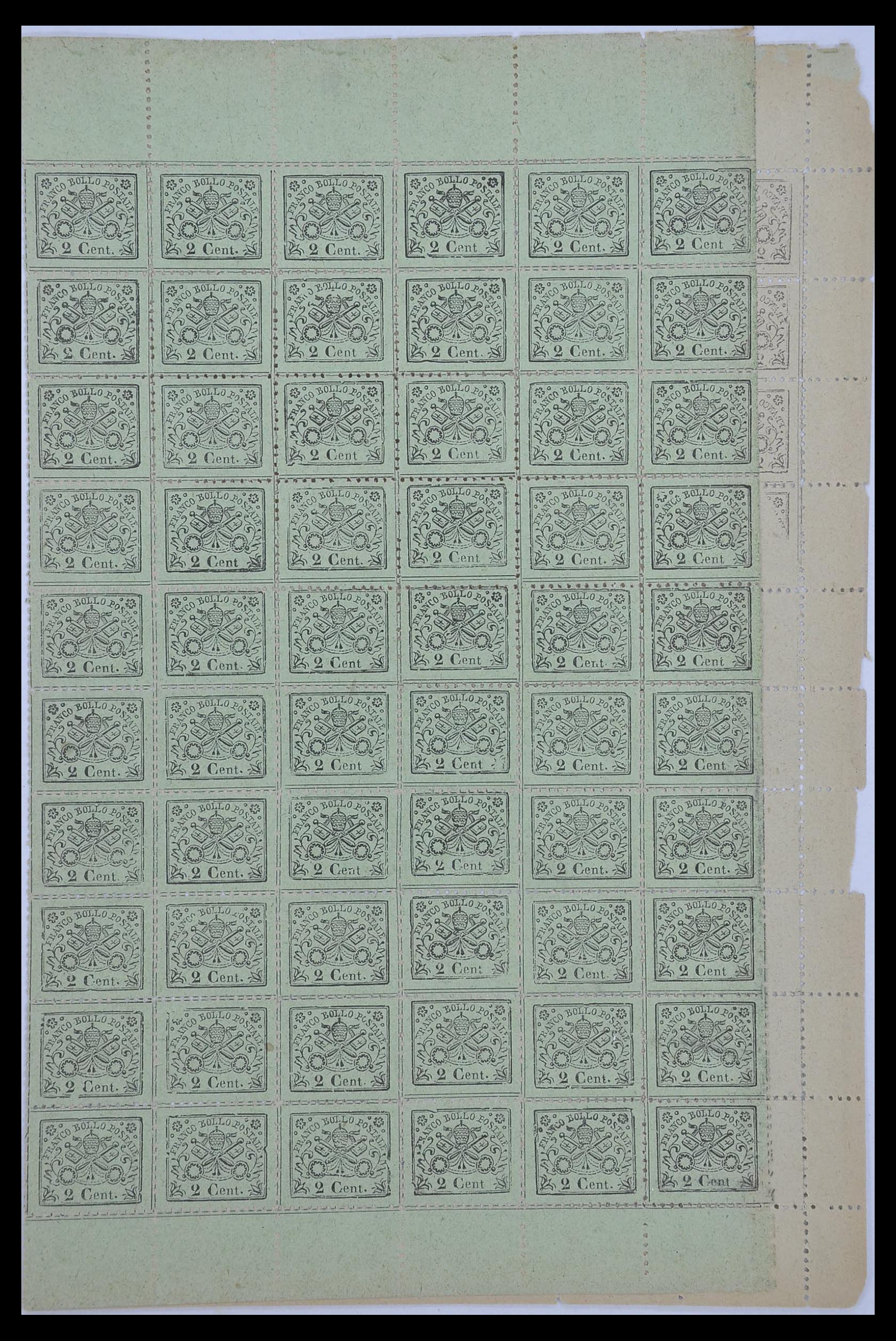 33479 031 - Postzegelverzameling 33479 Kerkelijke Staat 1852-1868.
