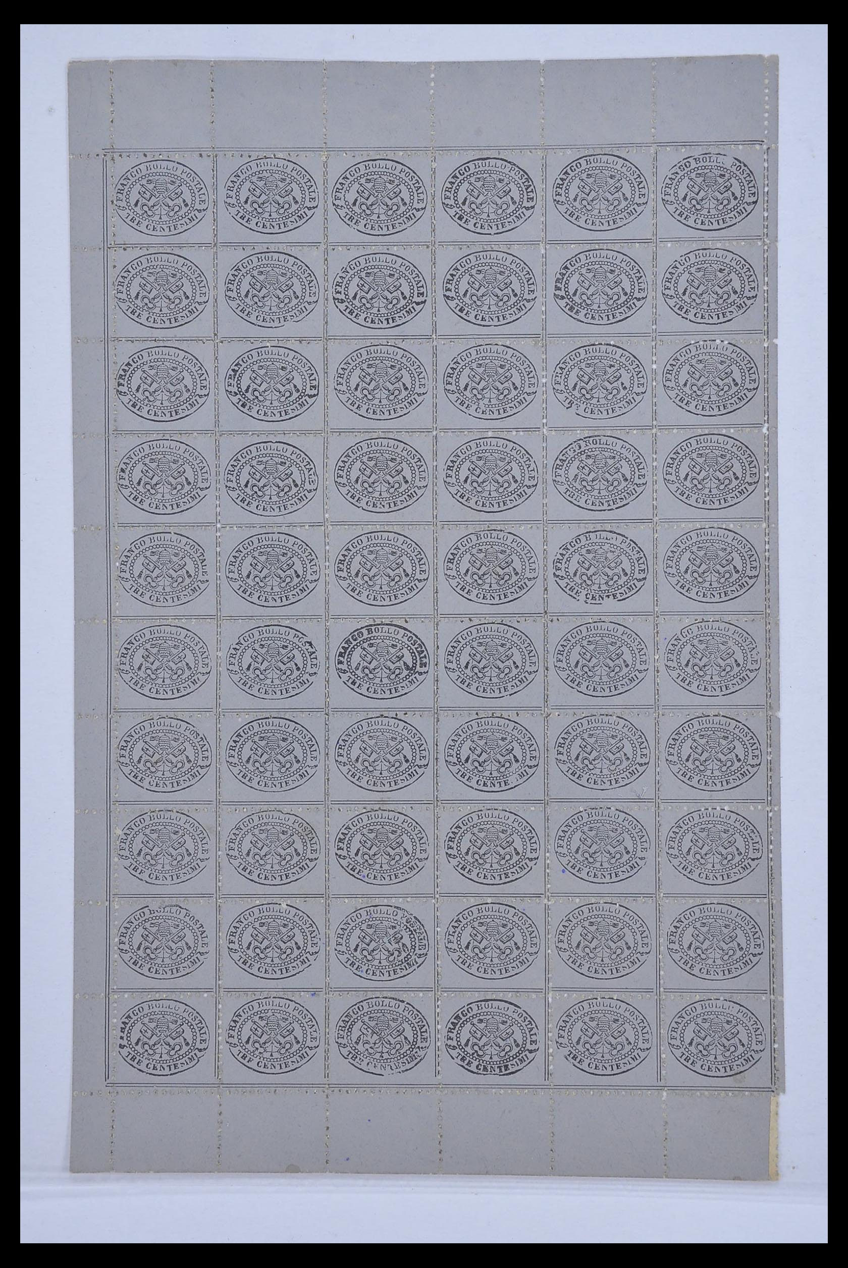 33479 034 - Postzegelverzameling 33479 Kerkelijke Staat 1852-1868.