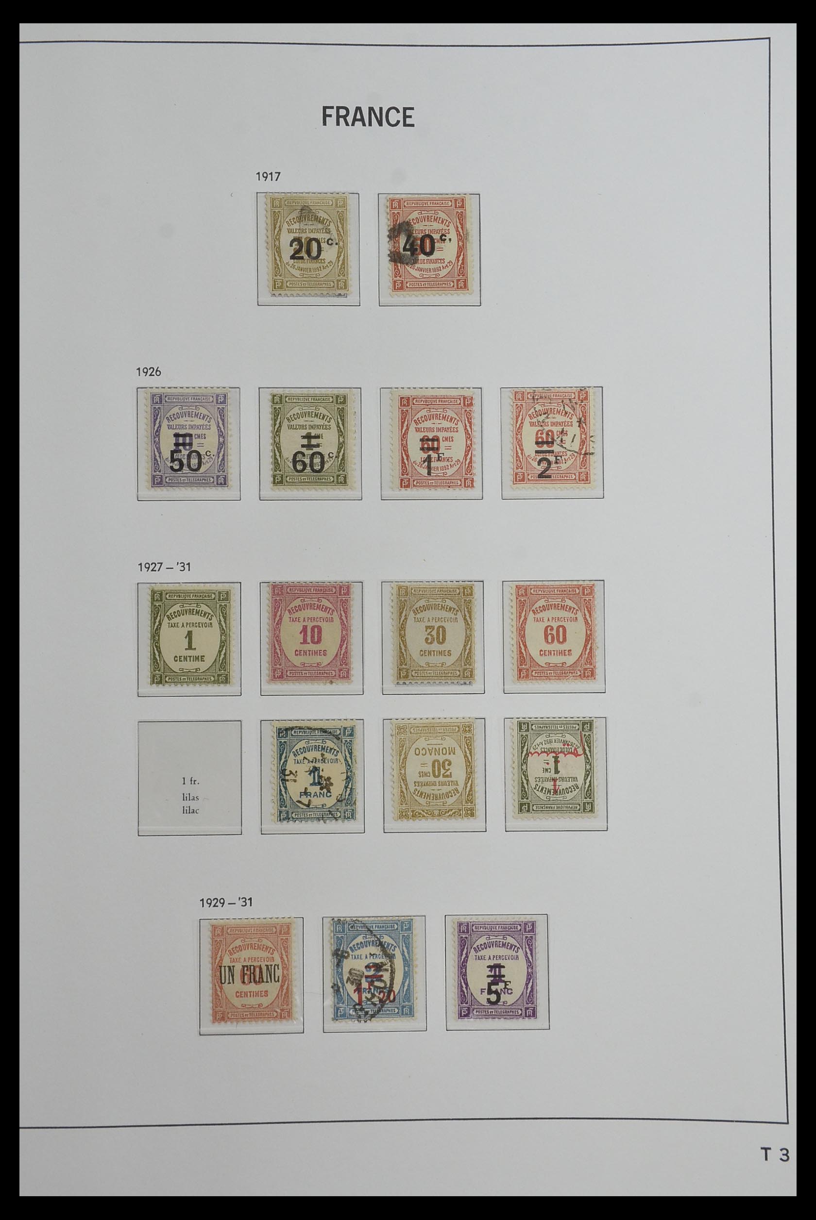 33480 063 - Postzegelverzameling 33480 Frankrijk 1849-1993.
