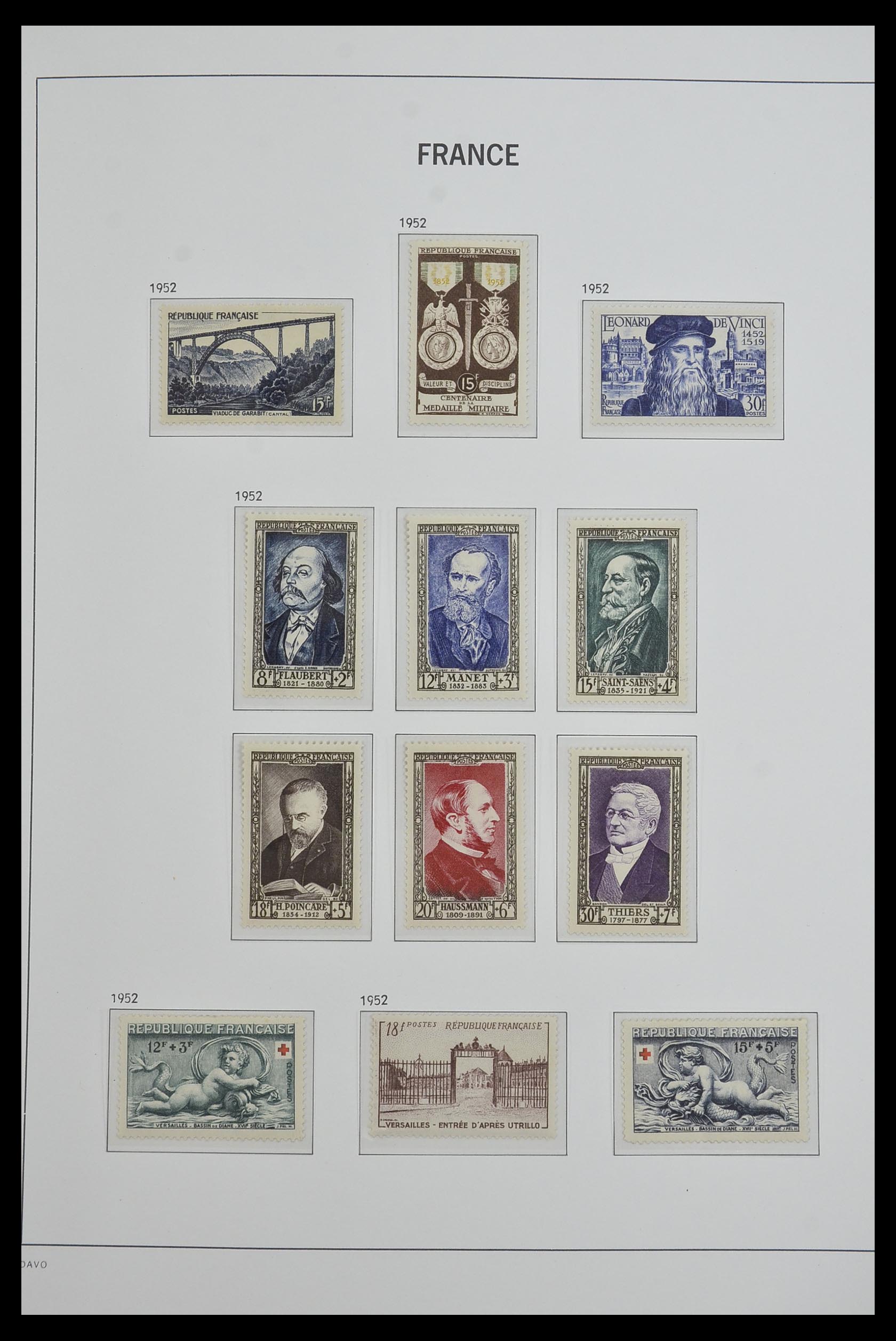 33480 070 - Postzegelverzameling 33480 Frankrijk 1849-1993.