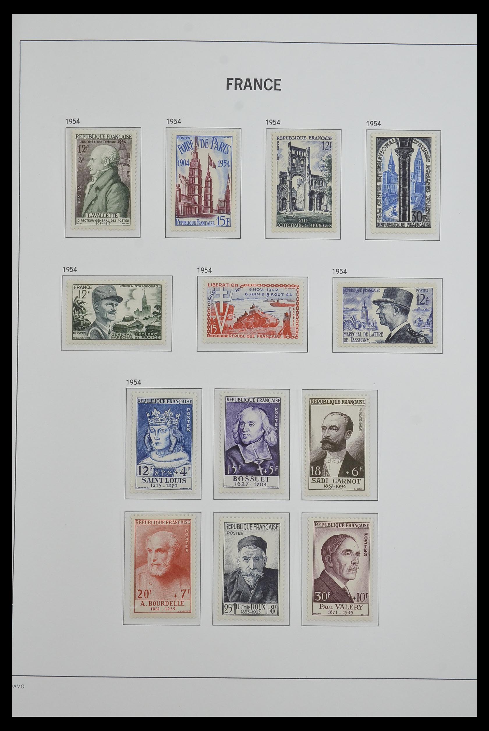 33480 074 - Postzegelverzameling 33480 Frankrijk 1849-1993.