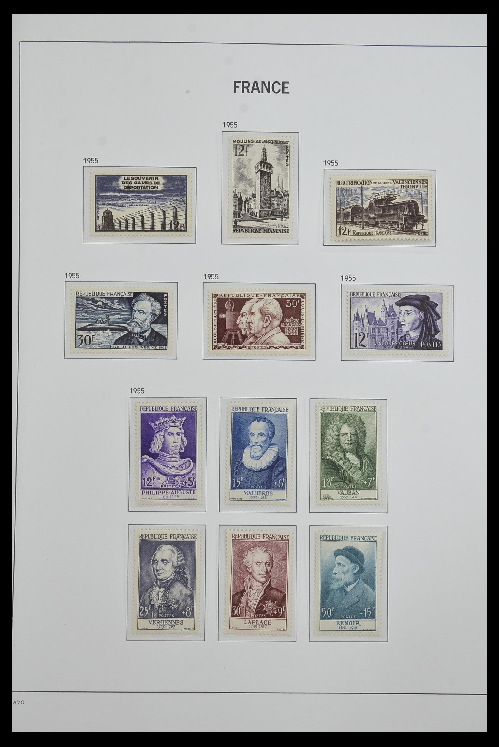 33480 077 - Postzegelverzameling 33480 Frankrijk 1849-1993.