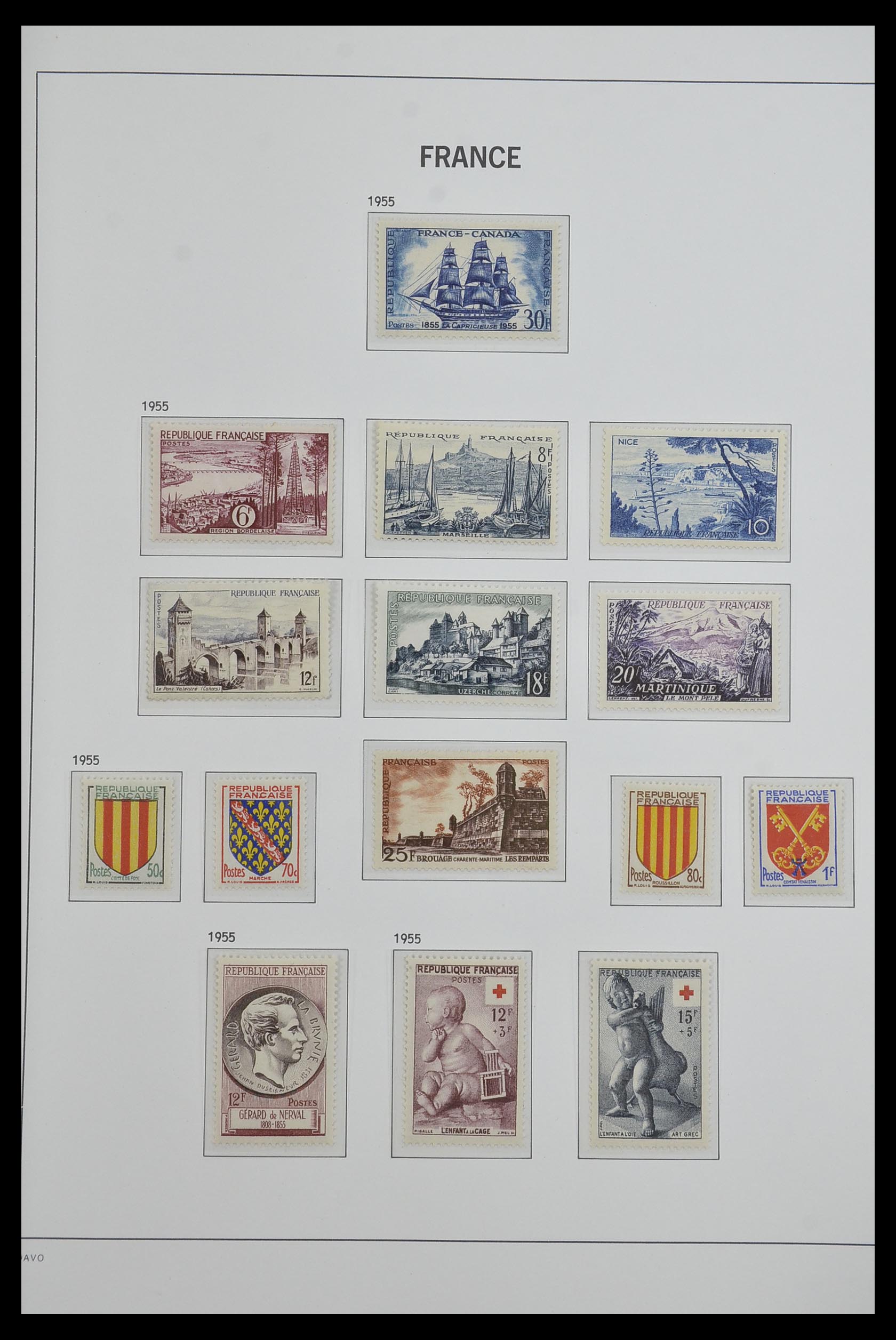 33480 078 - Postzegelverzameling 33480 Frankrijk 1849-1993.