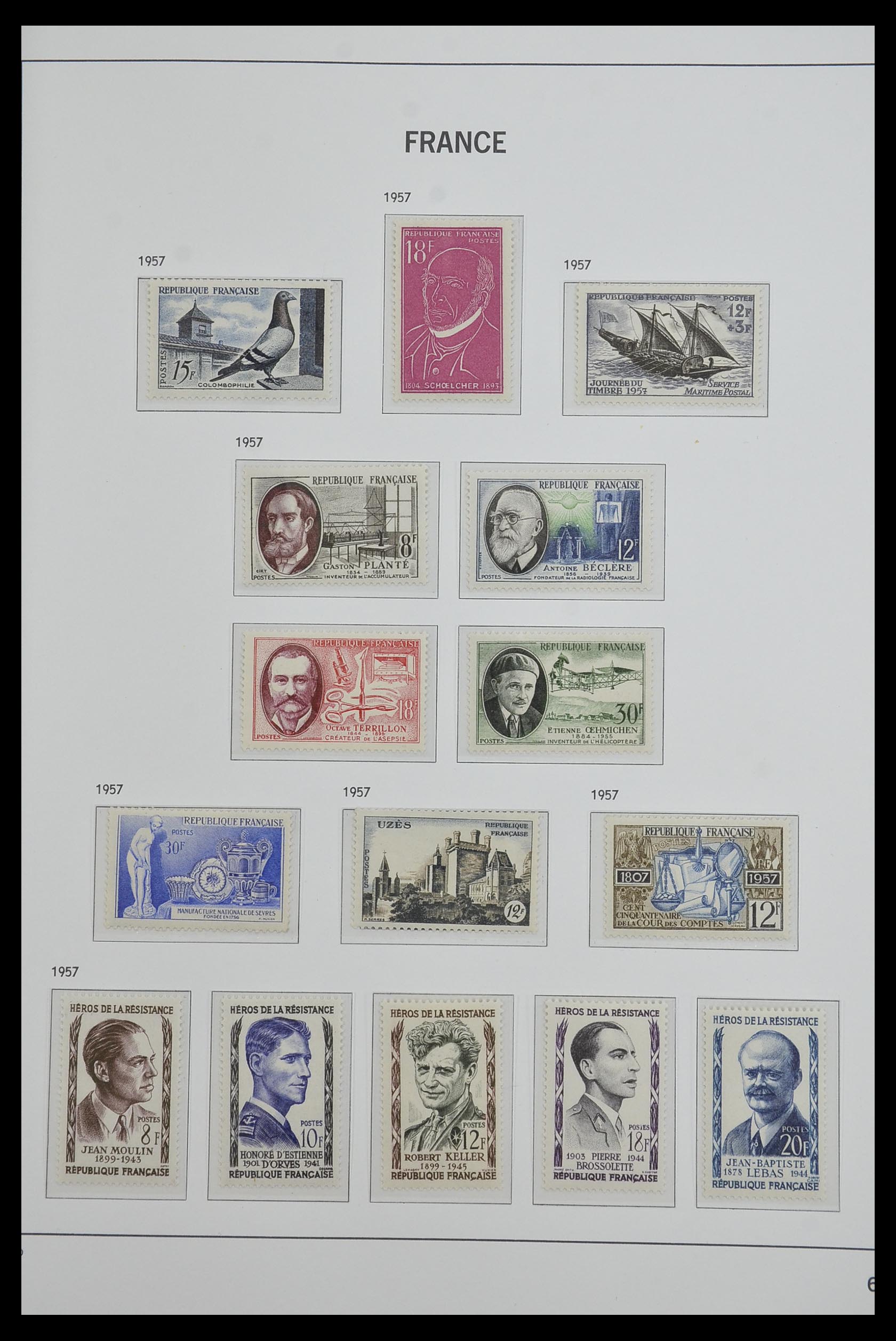 33480 082 - Postzegelverzameling 33480 Frankrijk 1849-1993.