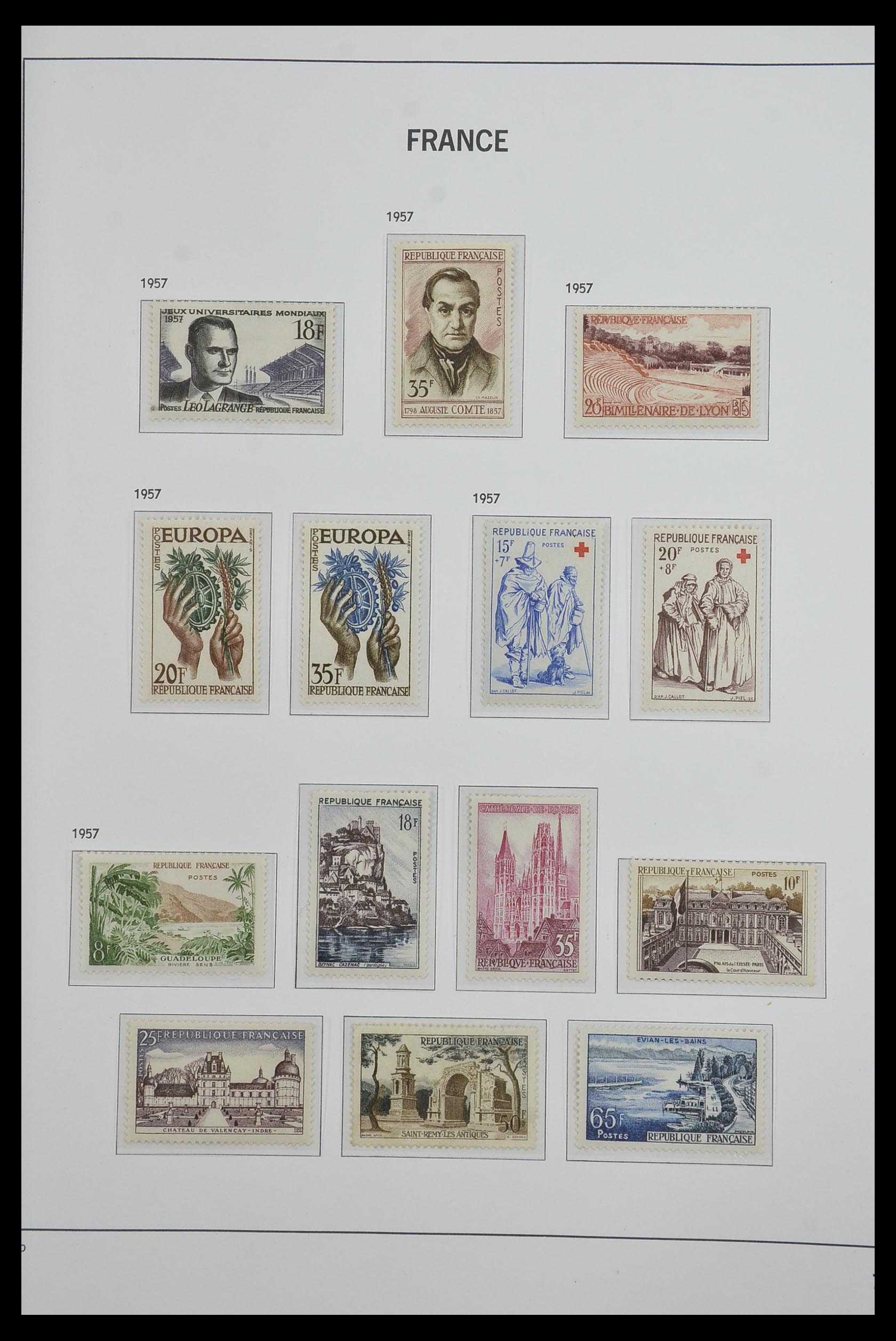 33480 084 - Postzegelverzameling 33480 Frankrijk 1849-1993.
