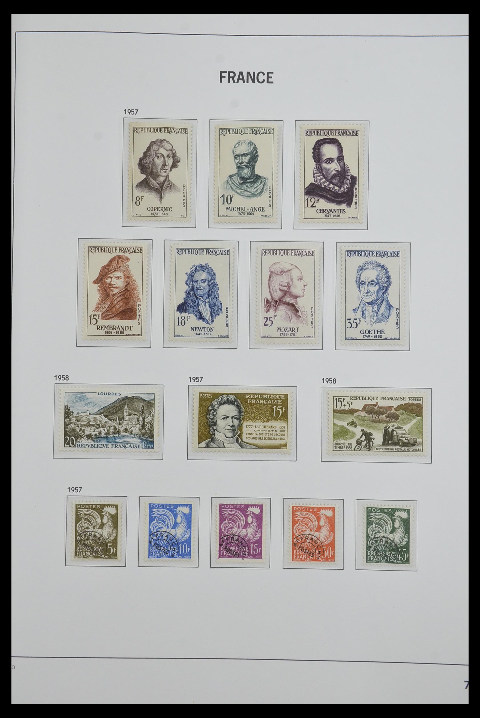 33480 085 - Postzegelverzameling 33480 Frankrijk 1849-1993.