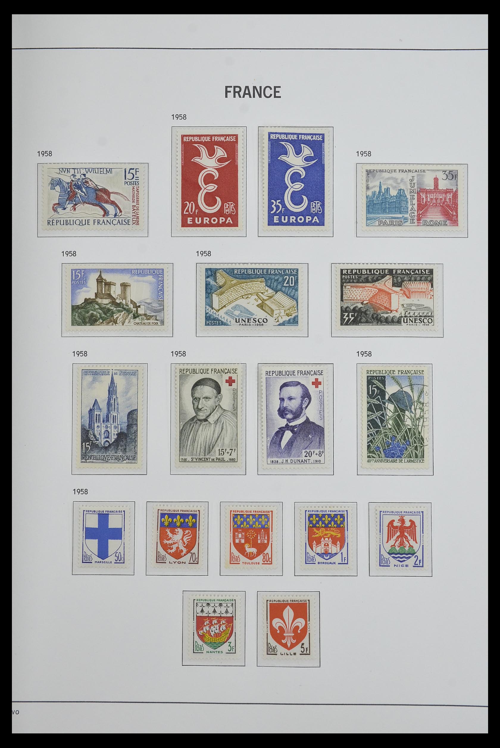 33480 088 - Postzegelverzameling 33480 Frankrijk 1849-1993.