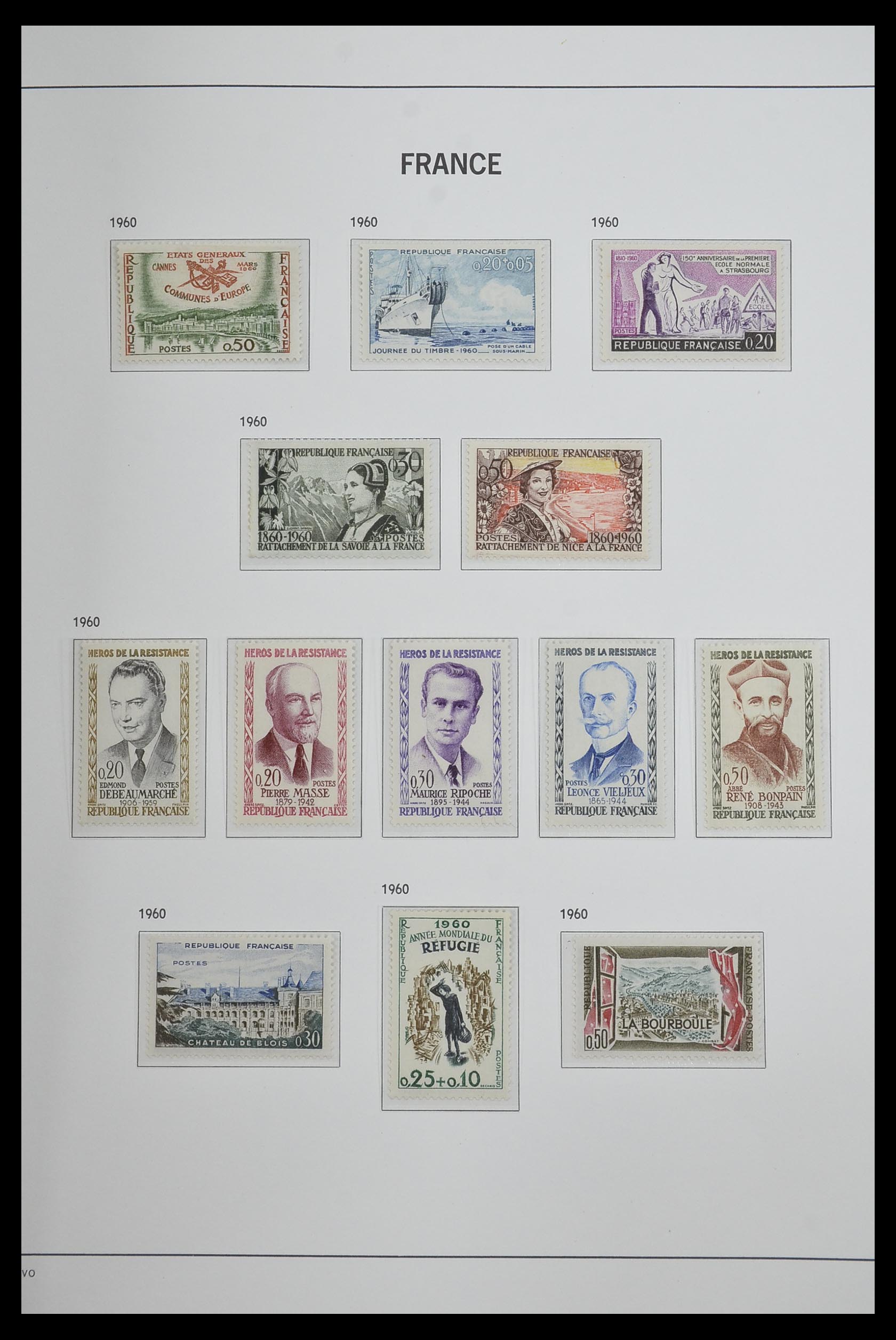 33480 093 - Postzegelverzameling 33480 Frankrijk 1849-1993.