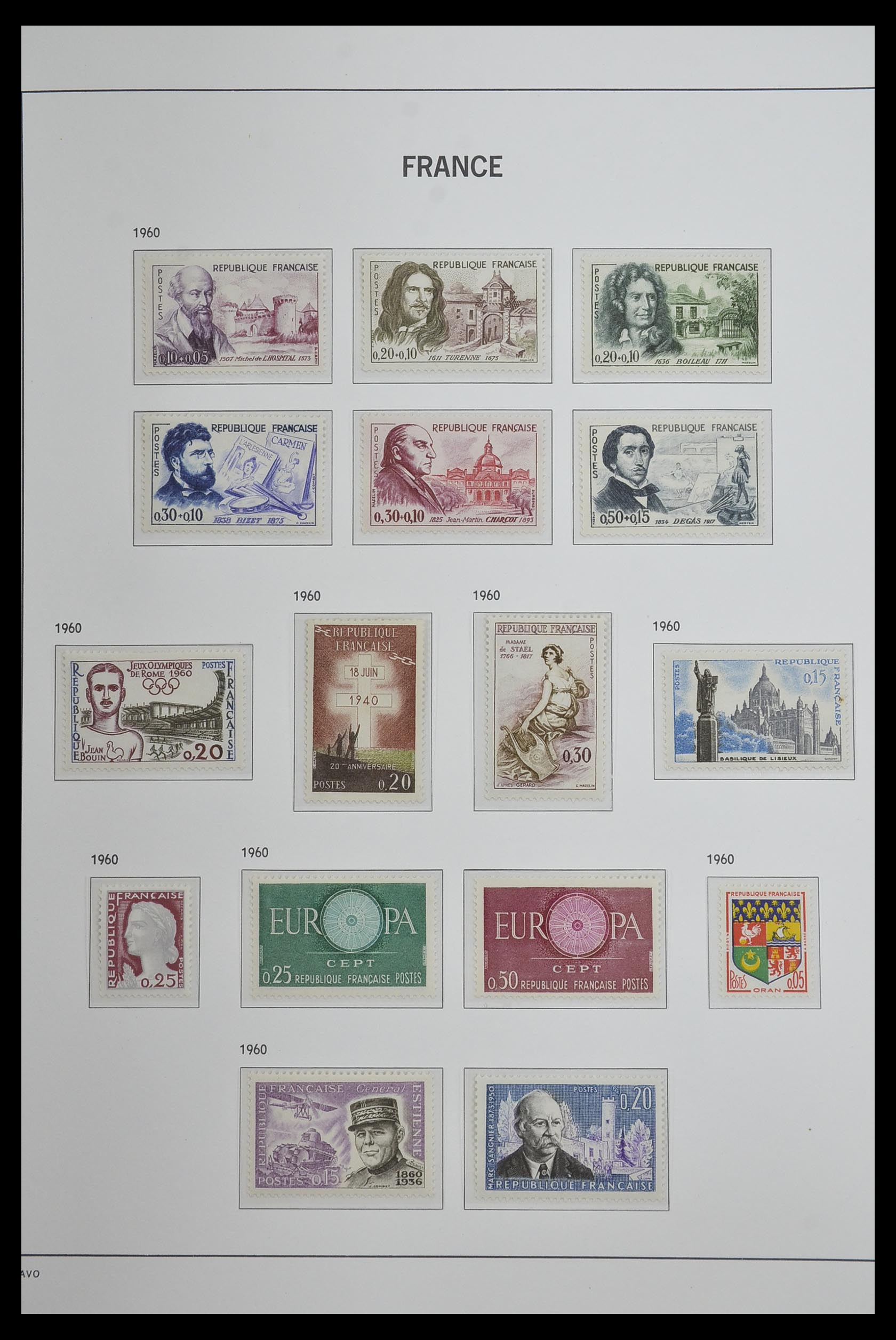 33480 094 - Postzegelverzameling 33480 Frankrijk 1849-1993.