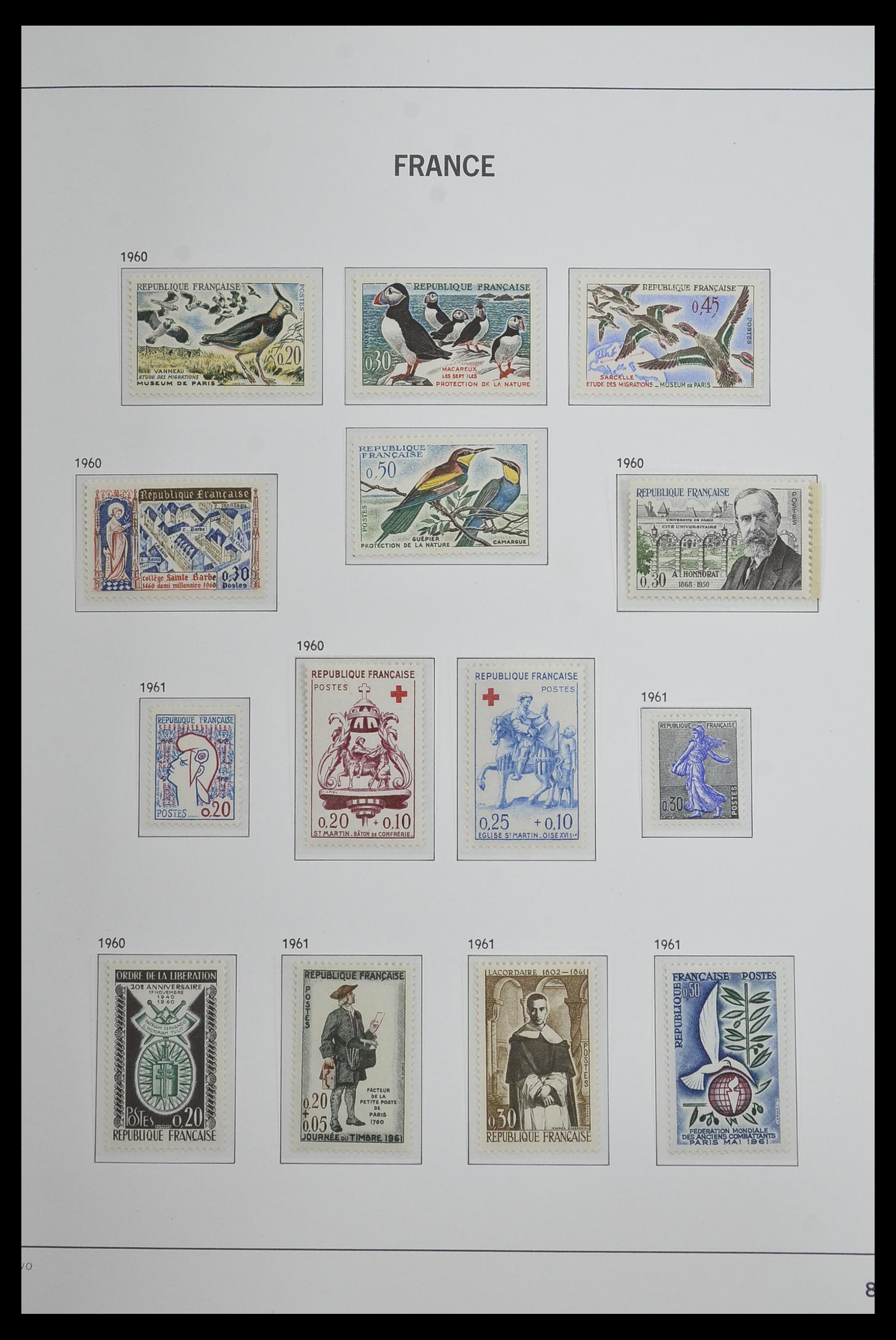 33480 095 - Postzegelverzameling 33480 Frankrijk 1849-1993.