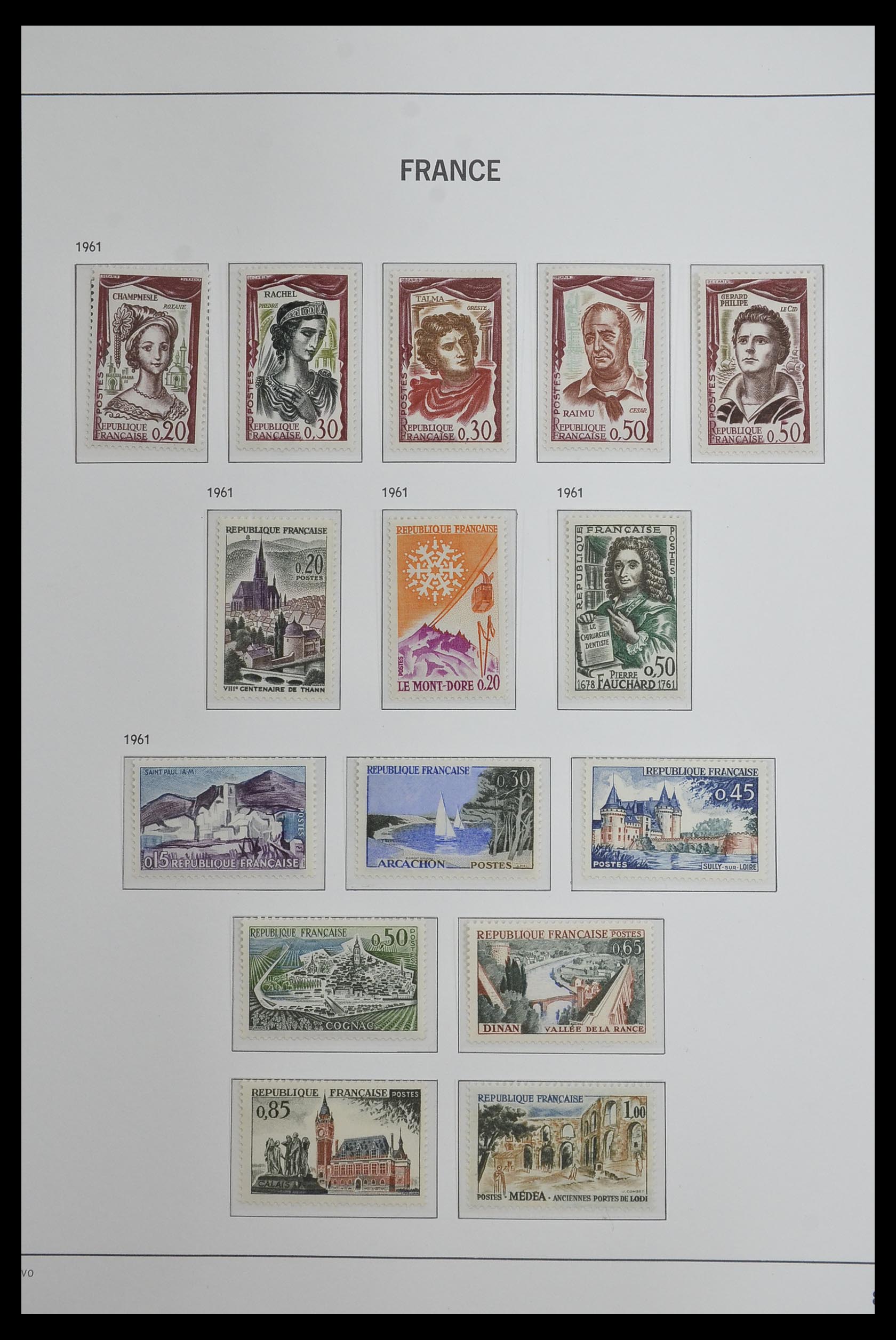 33480 097 - Postzegelverzameling 33480 Frankrijk 1849-1993.